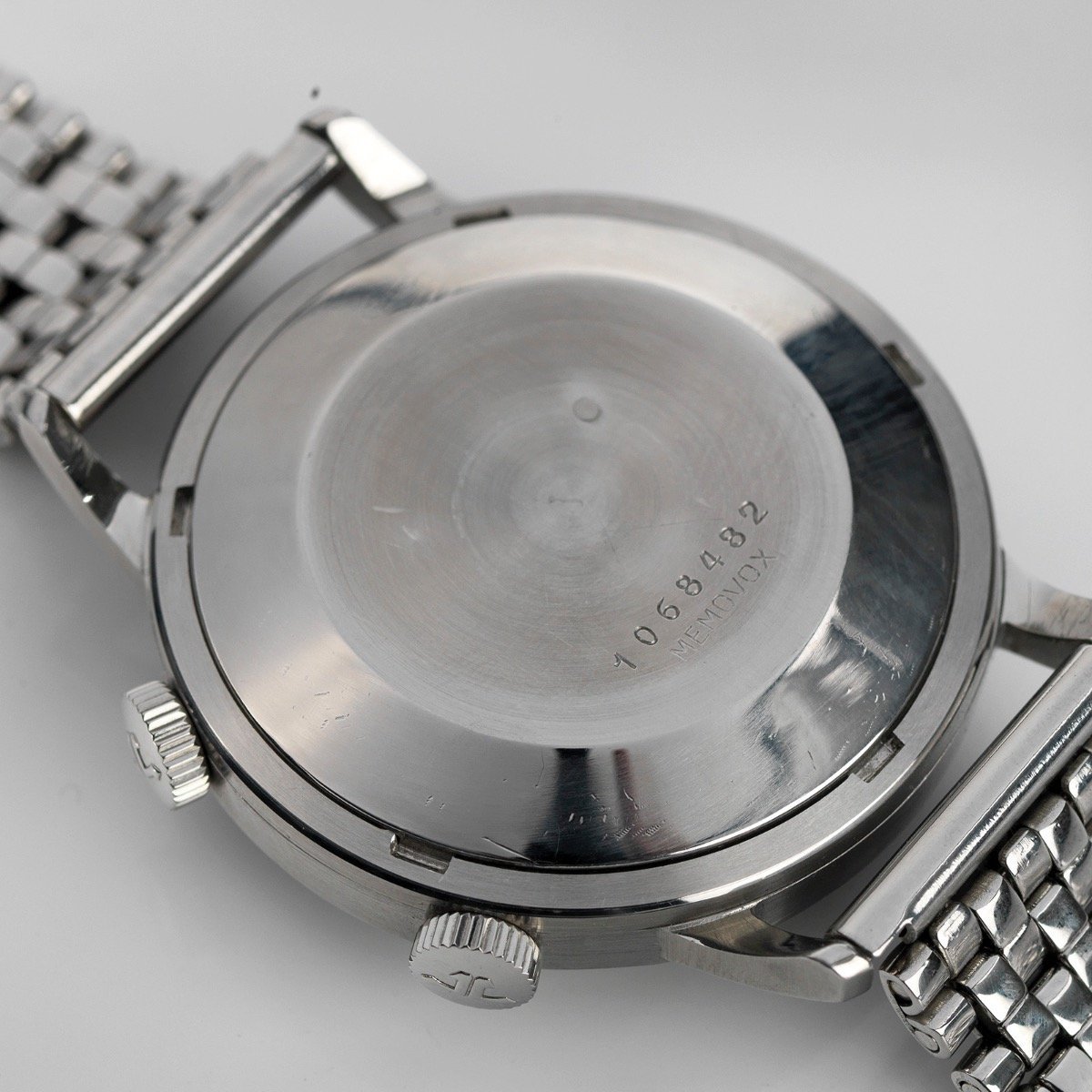 Jaeger leCoultre Memovox Black Gilt Dial Ref. E855