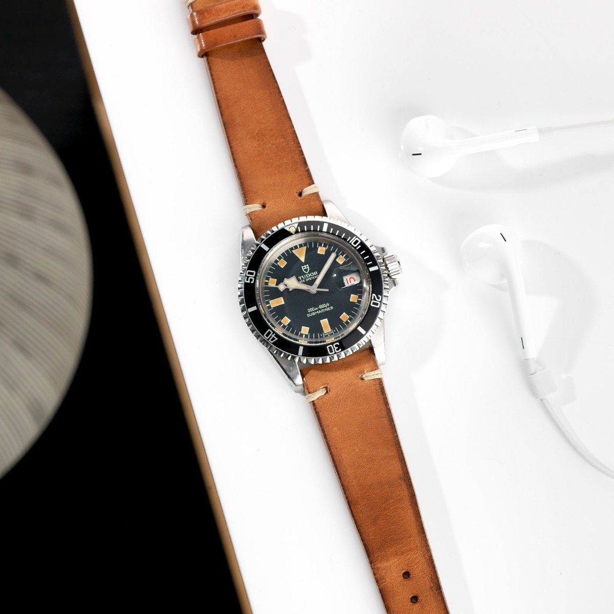 Tudor Submariner Black Snowflake 7021 Roulette Date