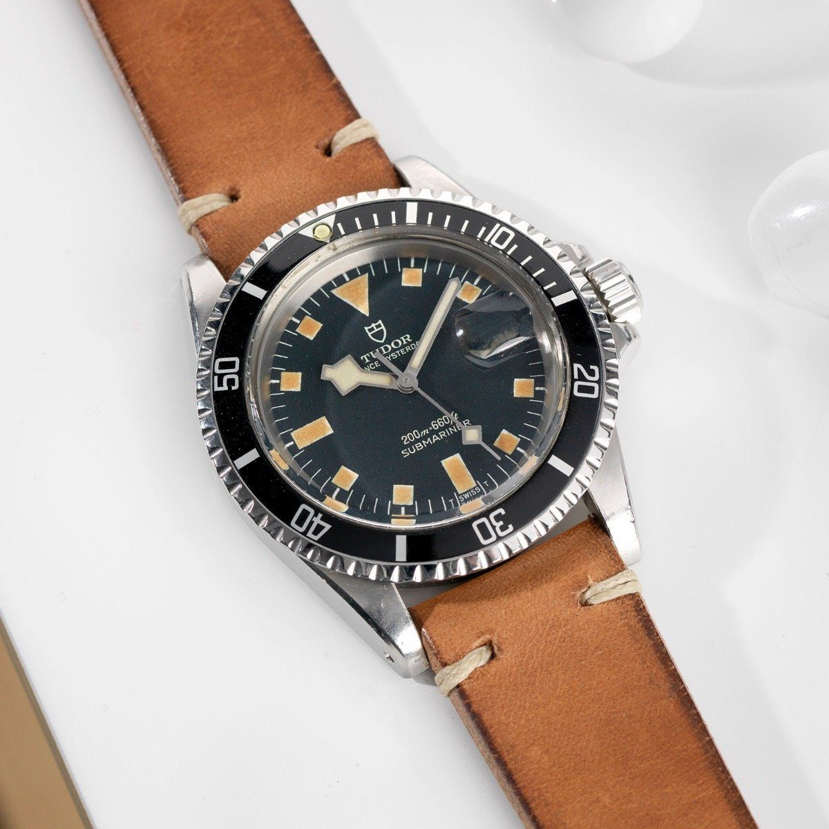 Tudor Submariner Black Snowflake 7021 Roulette Date