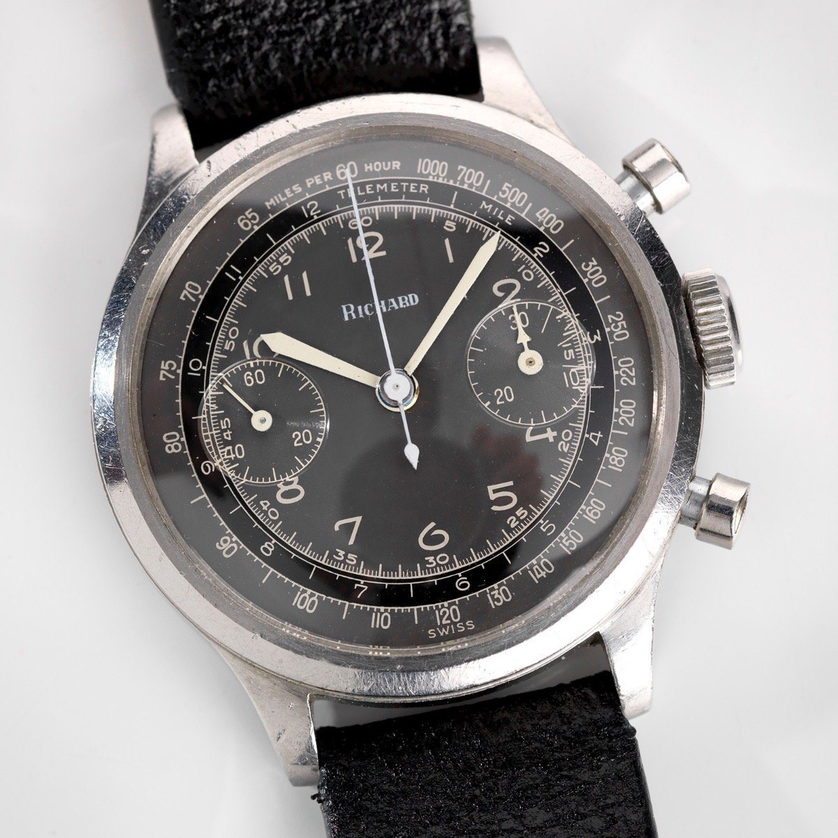 Richard Chronograph 1950s Two Tone Grey Dial