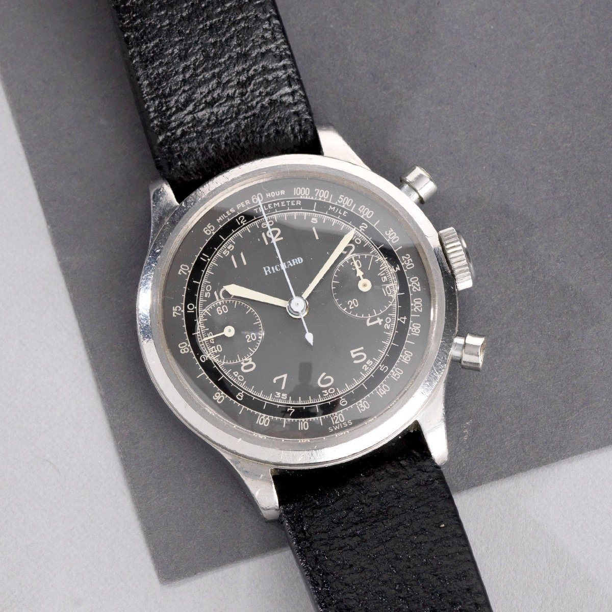 Richard Chronograph 1950s Two Tone Grey Dial