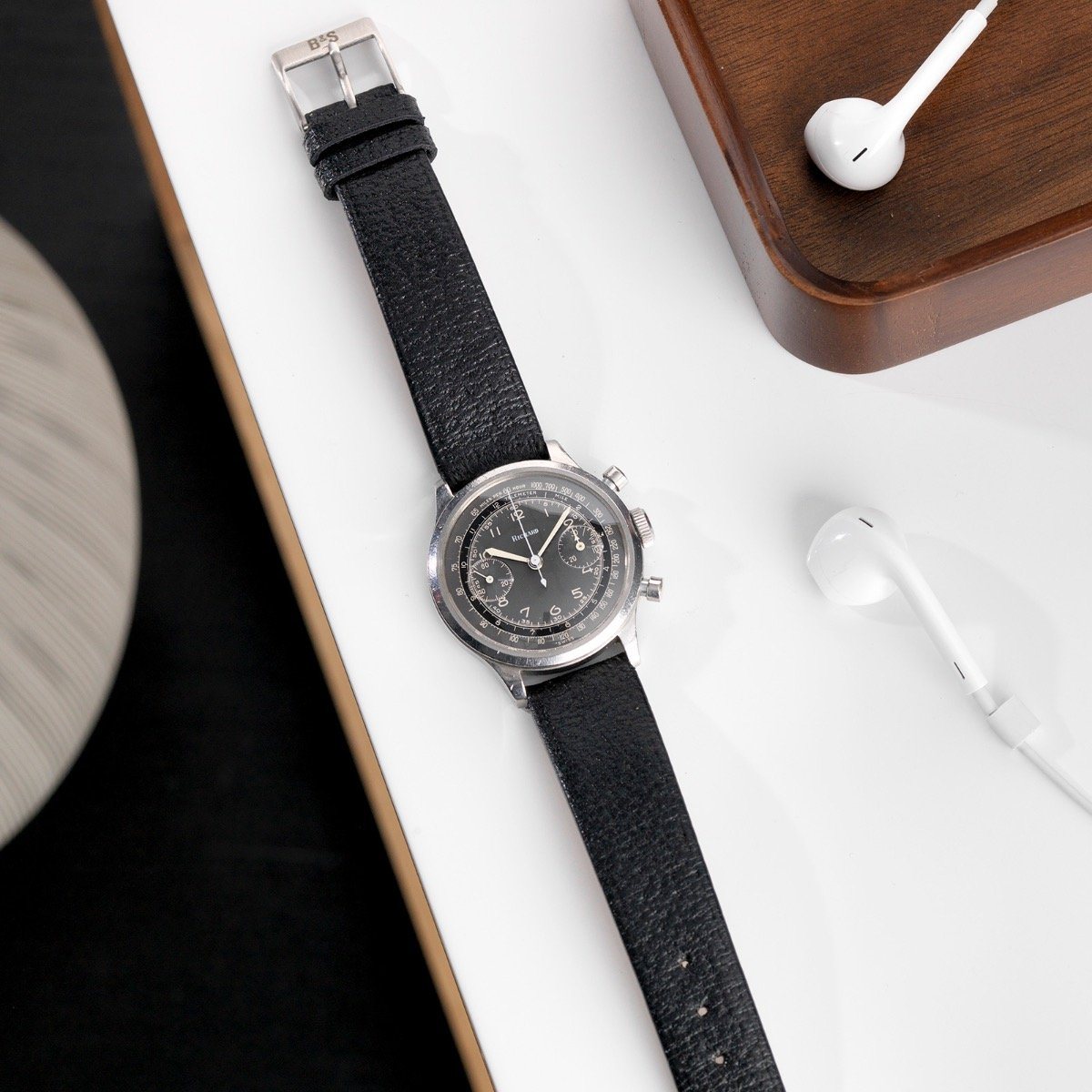 Richard Chronograph 1950s Two Tone Grey Dial