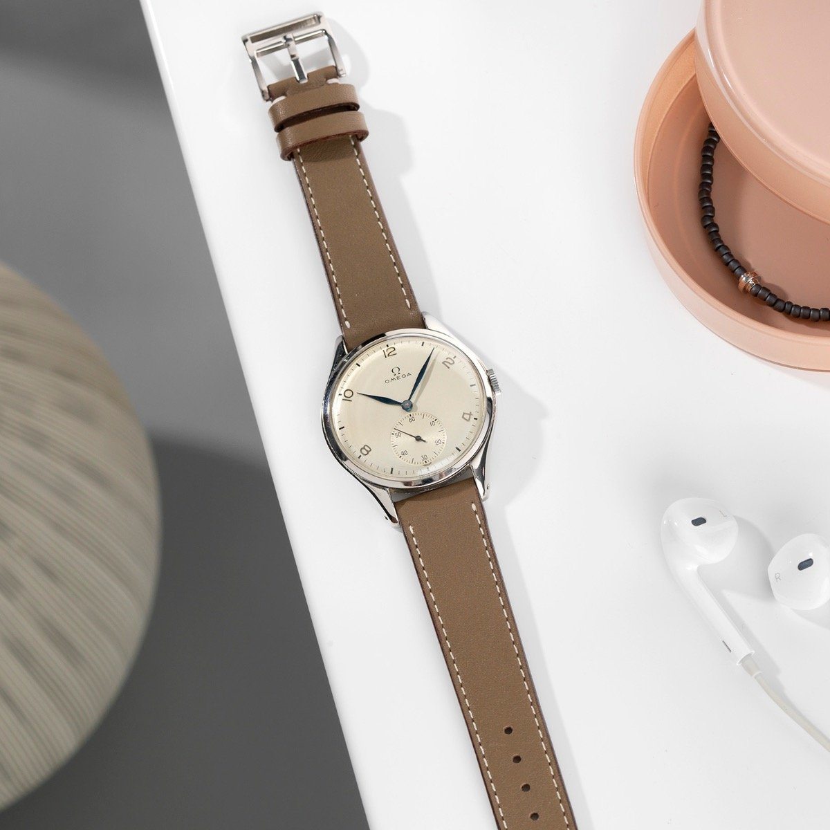 Omega Calatrava 1940s Oversized Dresswatch