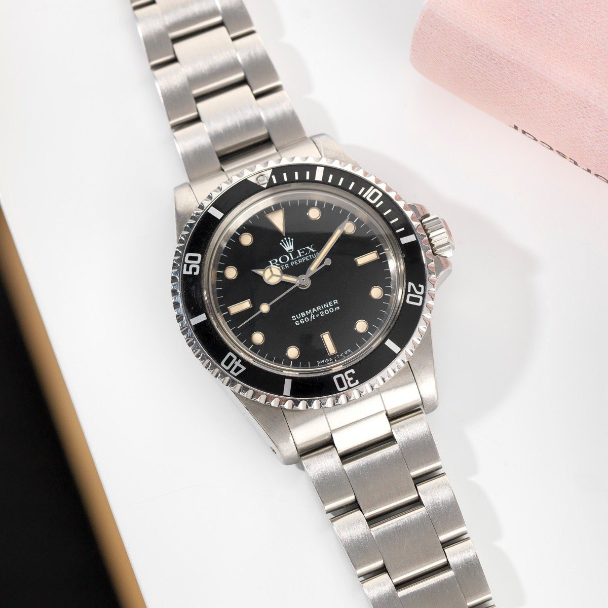 Rolex Submariner White Gold Markers 5513