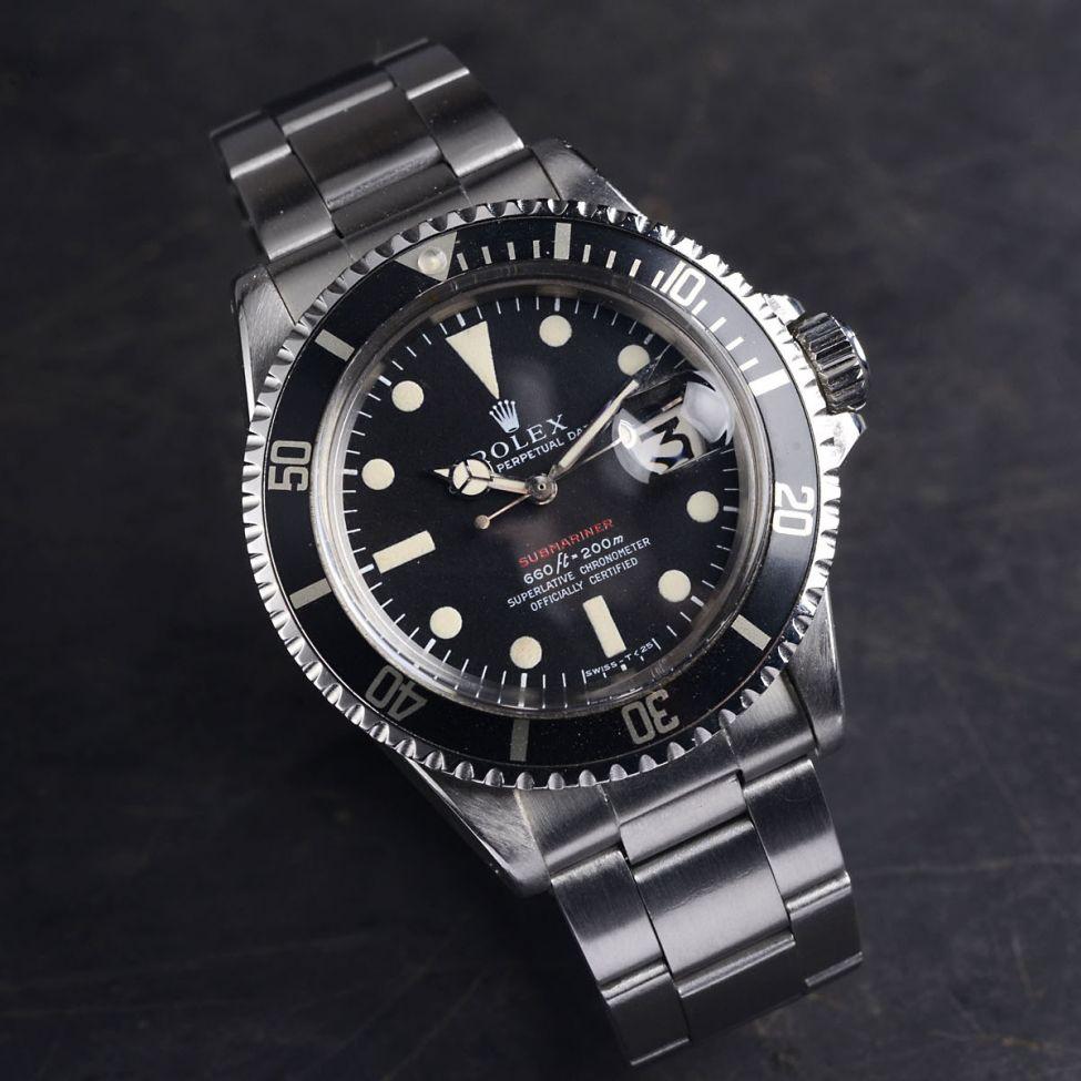CURATED ROLEX 1680 RED SUBMARINER FROM 1970