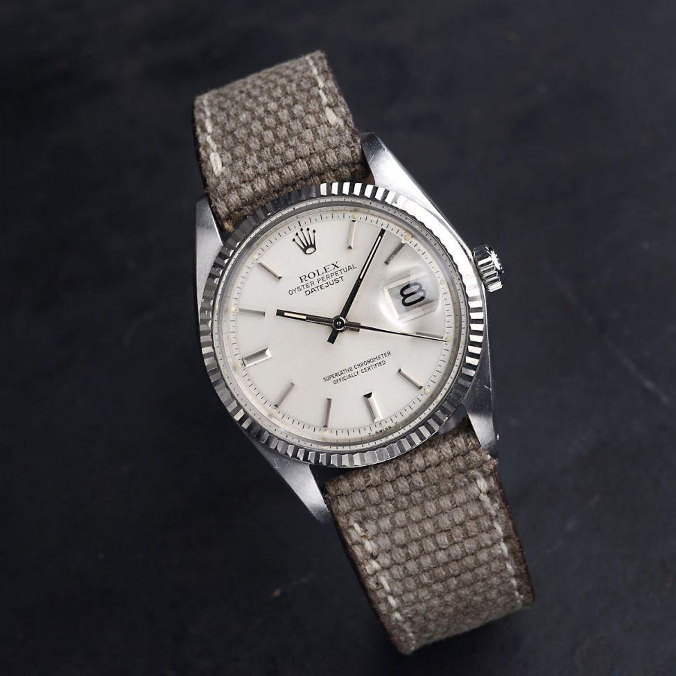 VINTAGE ROLEX 1603 DATEJUST SILVER DIAL 1978