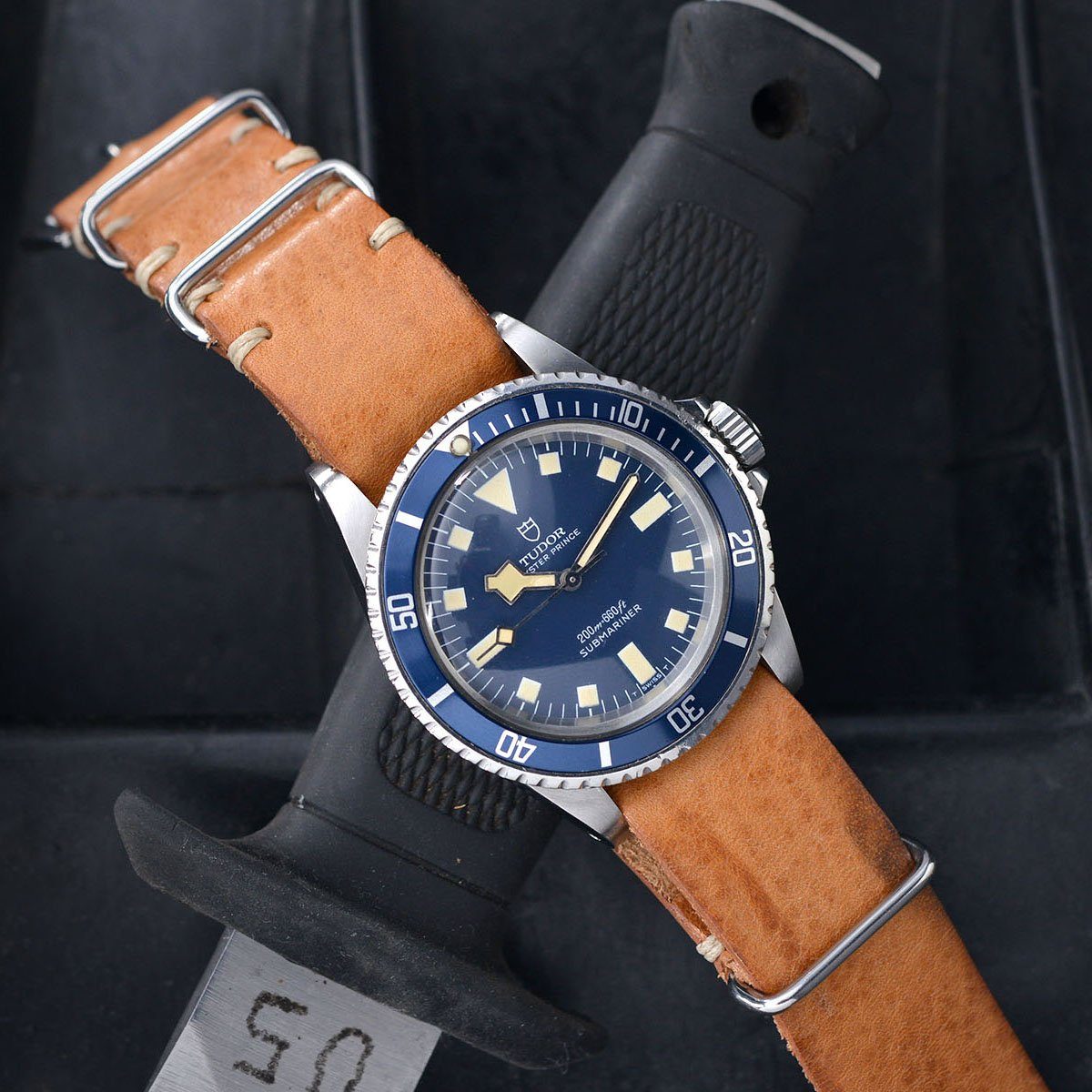 Caramel Brown Nato Leren Horlogeband