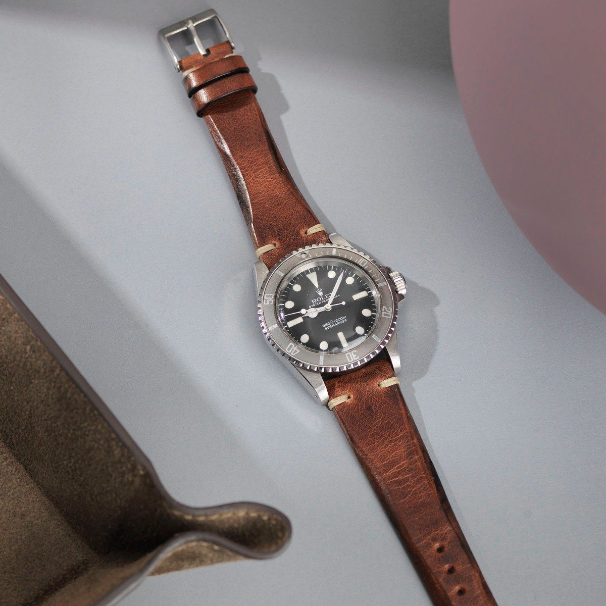 Siena Brown Blade Leather Watch Strap