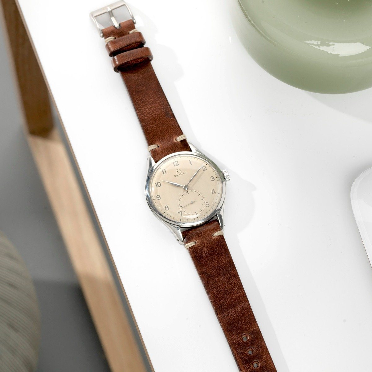 Siena Brown Leren Horlogeband - Lengte Lang