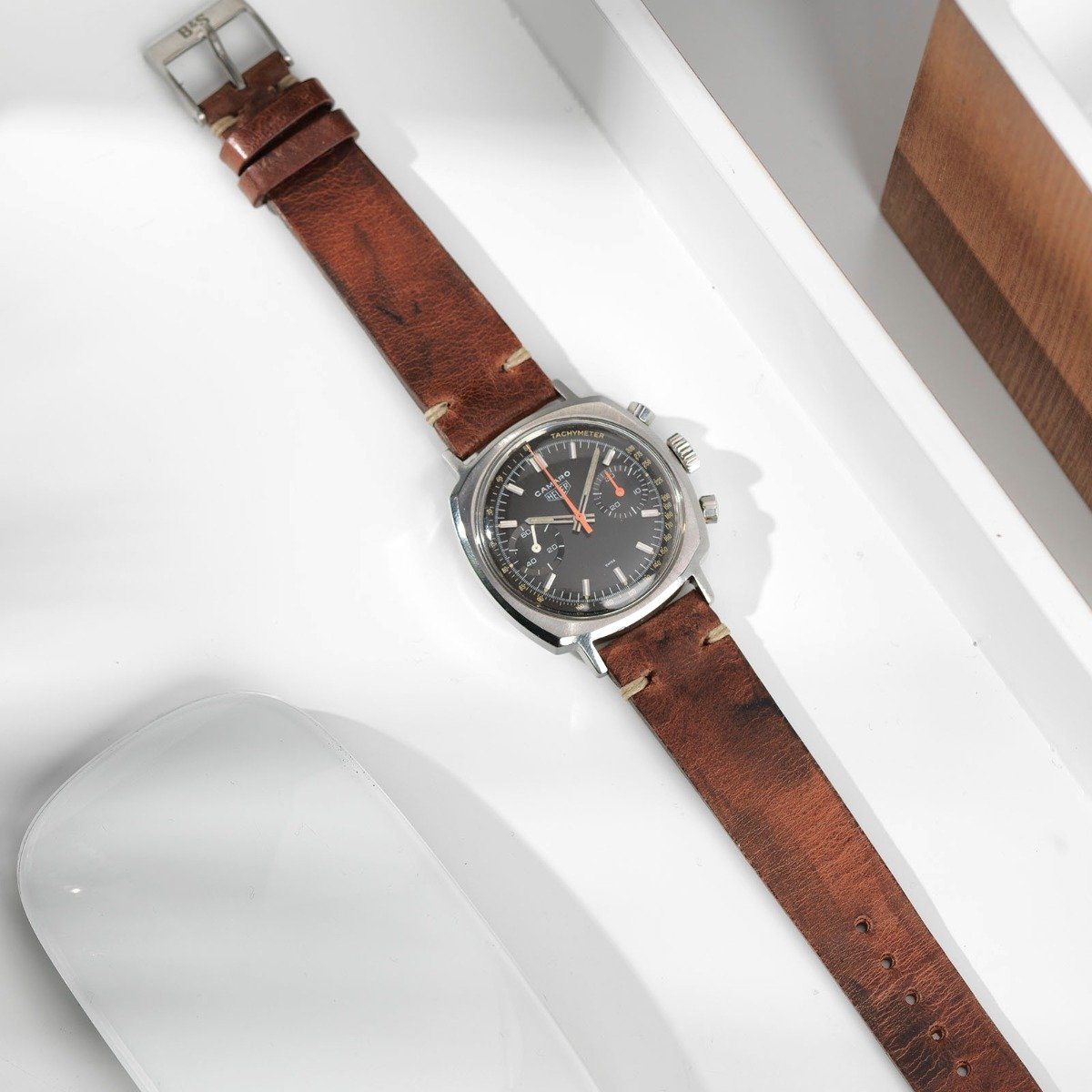 Siena Brown Leren Horlogeband - Lengte Lang