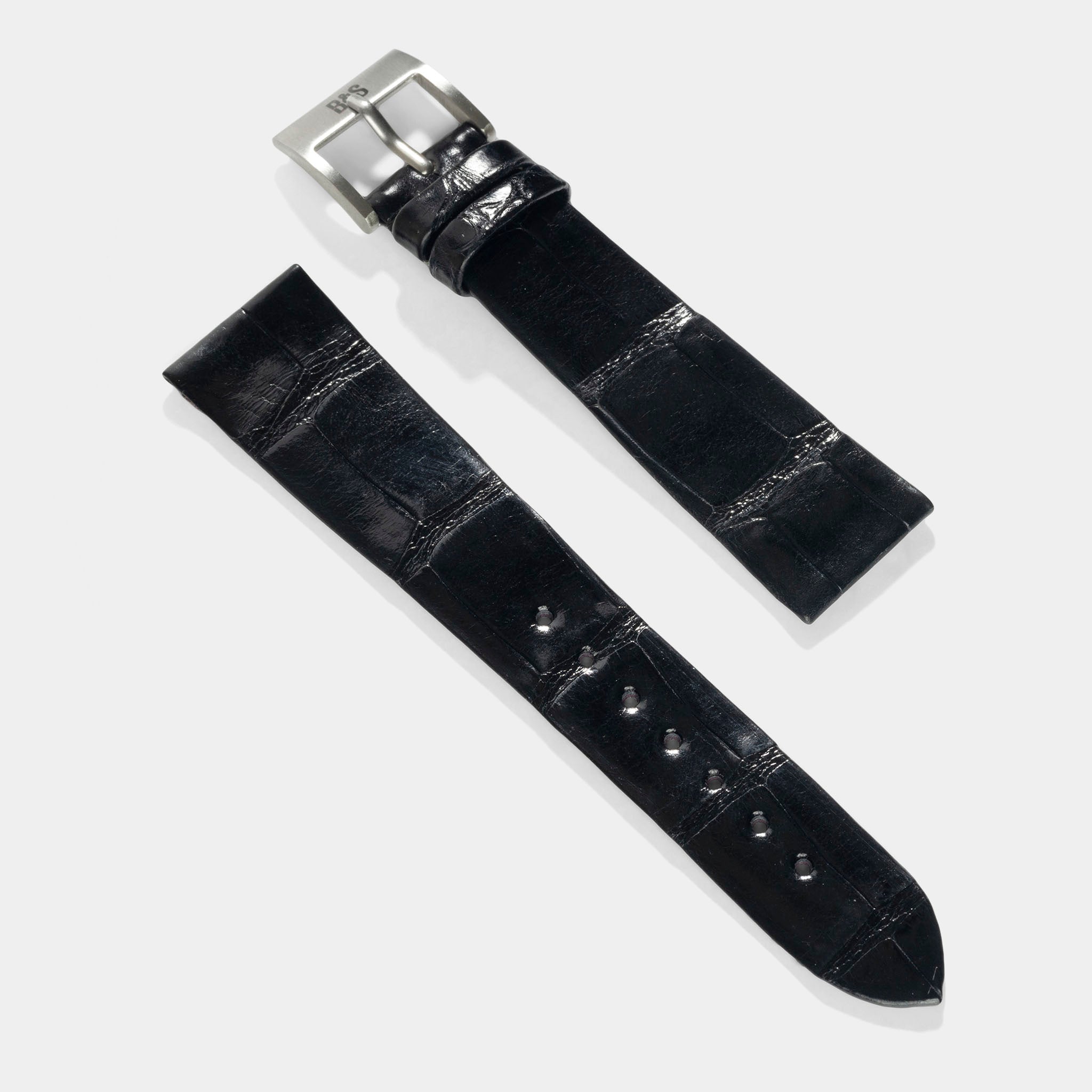 De Savile Row Leren Horlogeband - Luxury Tailored Alligator - Jubileum Editie