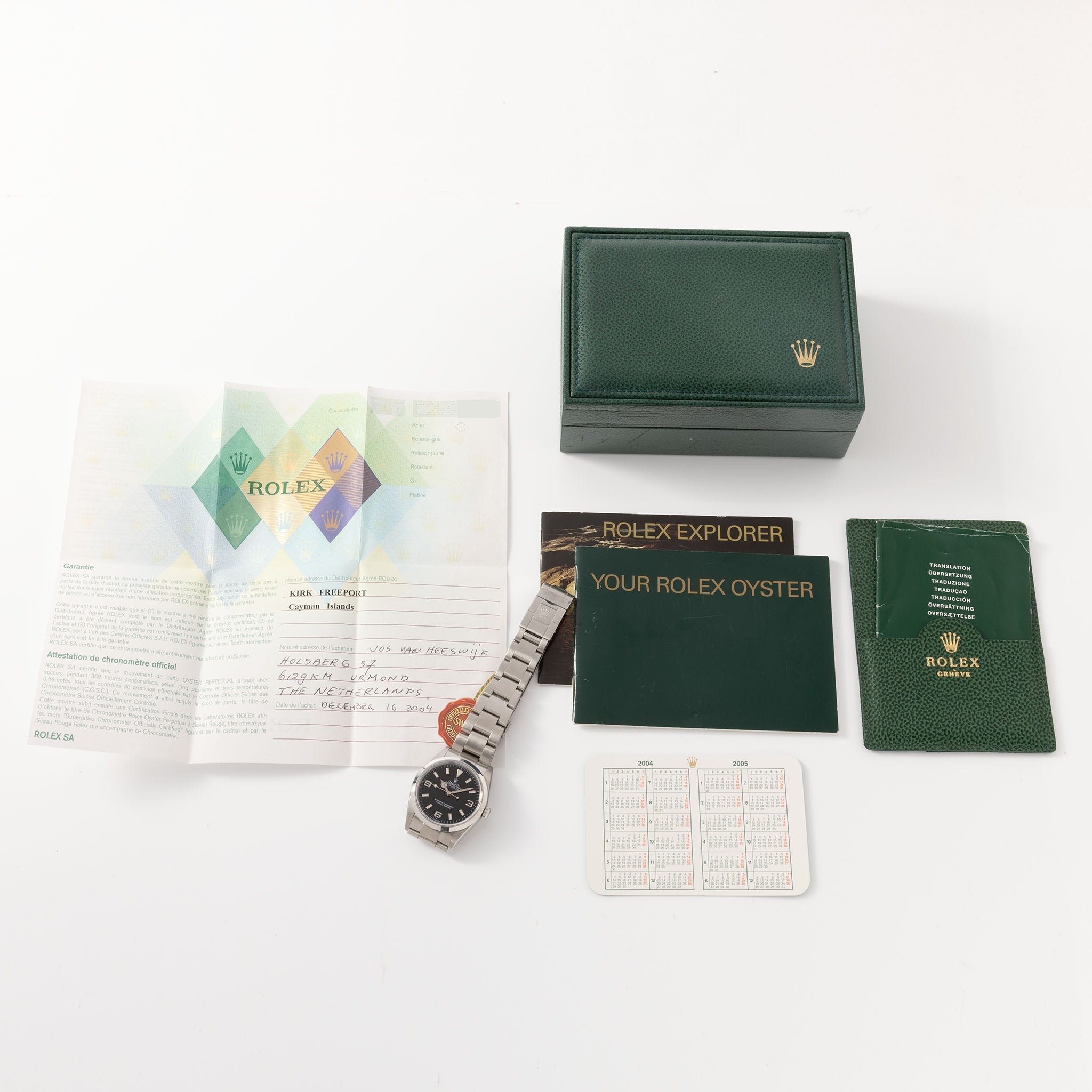 Rolex Explorer Box and Papers Ref 114270