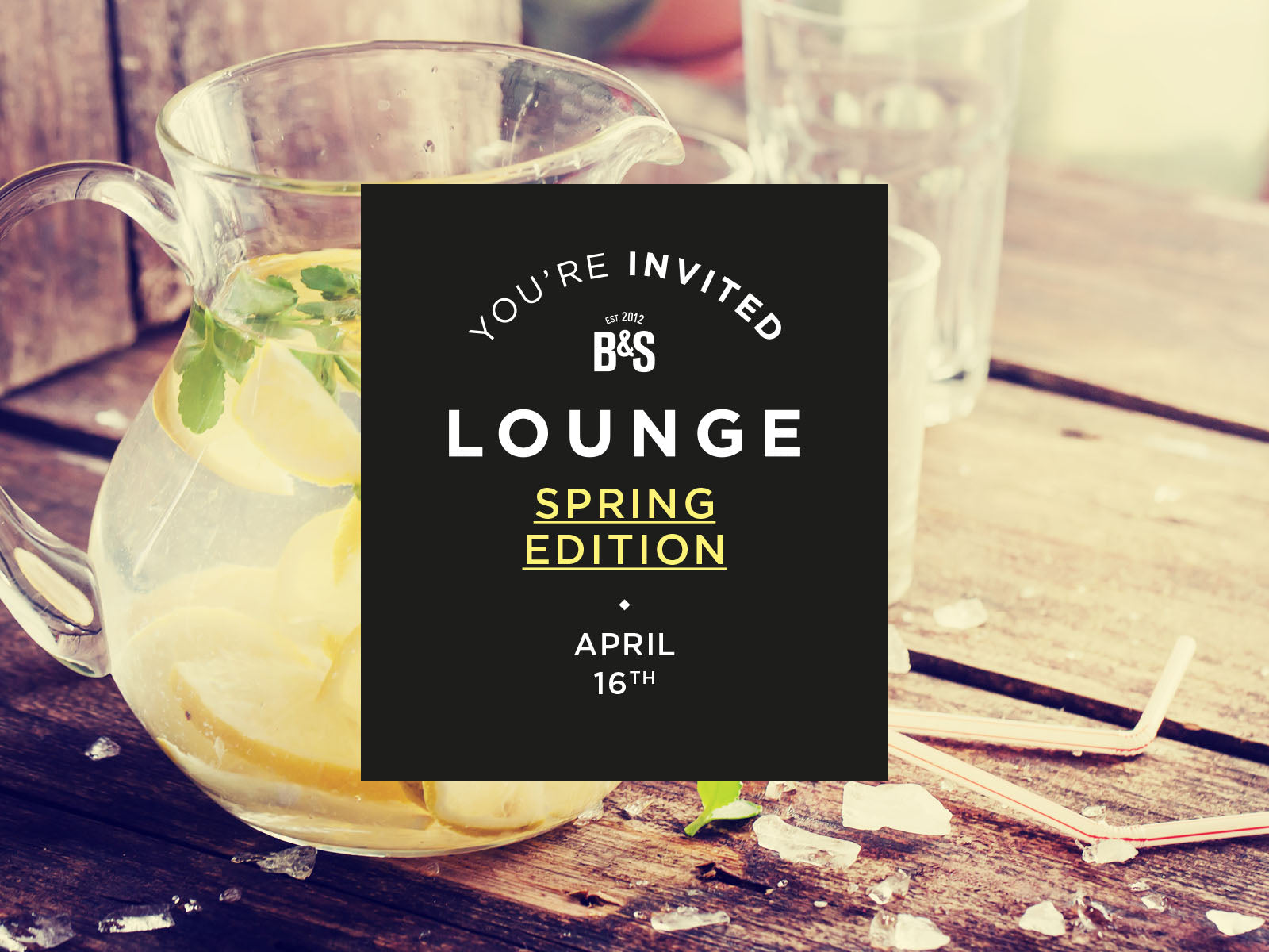 Open Lounge Event -  Lente Editie