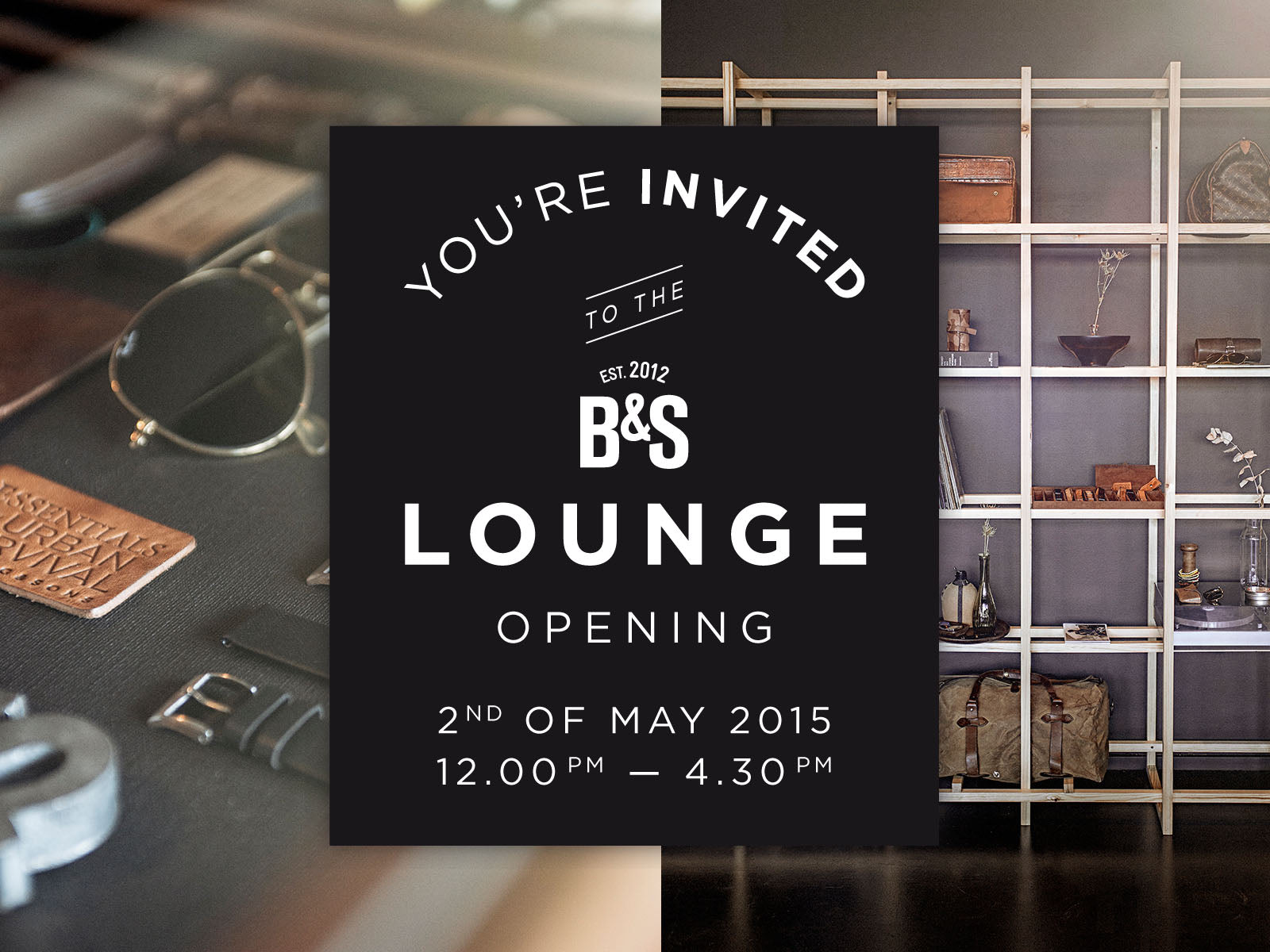 Uitnodiging.. Opening van de B&S Lounge