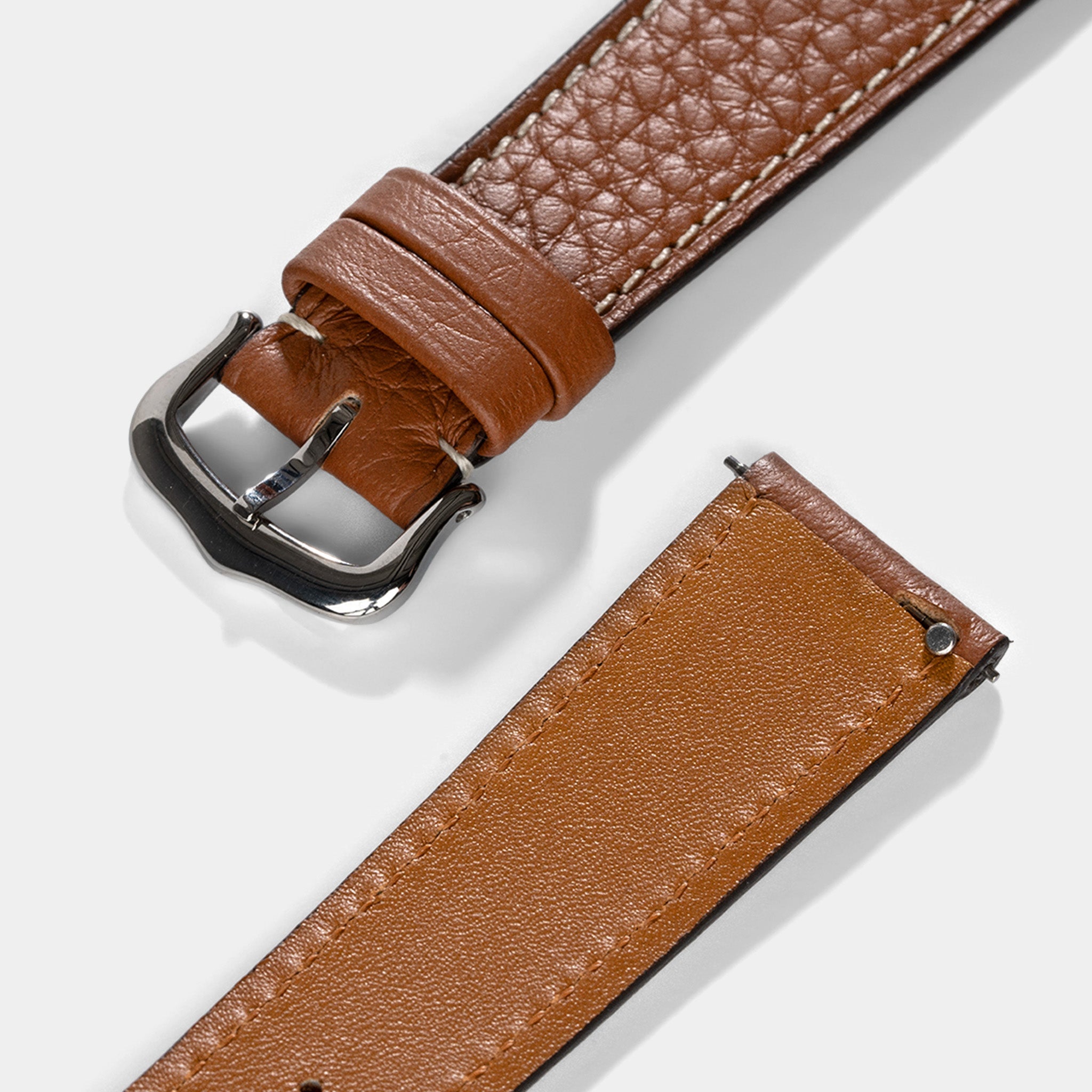 Horlogeband voor Cartier Tank Must (2021-2024) - The Taurillon Brown