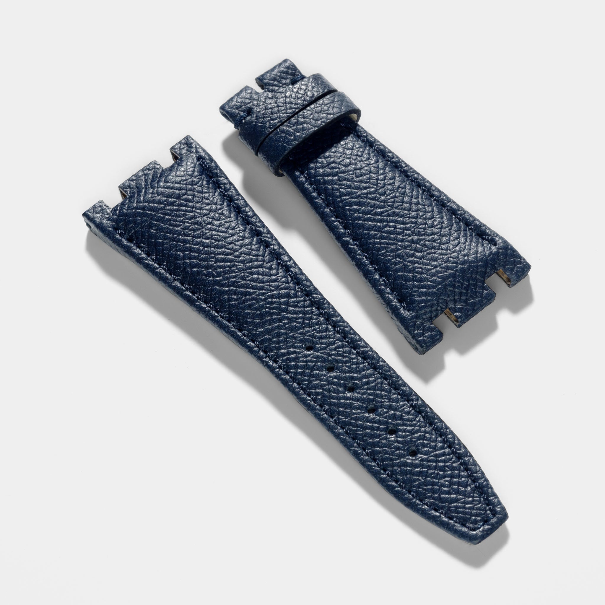 Finest_Blue_leather_Watch_Strap_For_Audemars_piguet_royal_oak_offshore_43mm