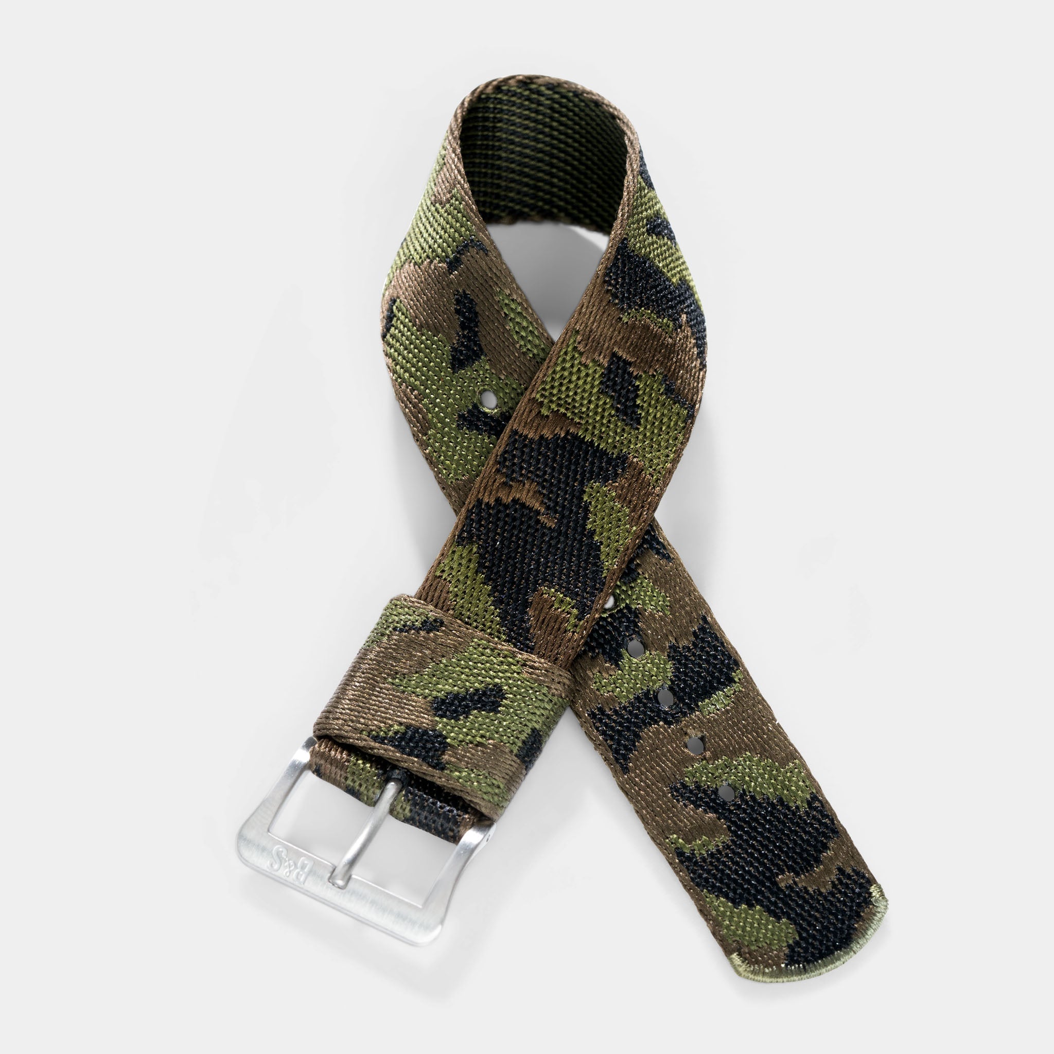 Green_Camo_Jacquard_Nato_Watch_Strap_For_Luxury_Sport_Watches