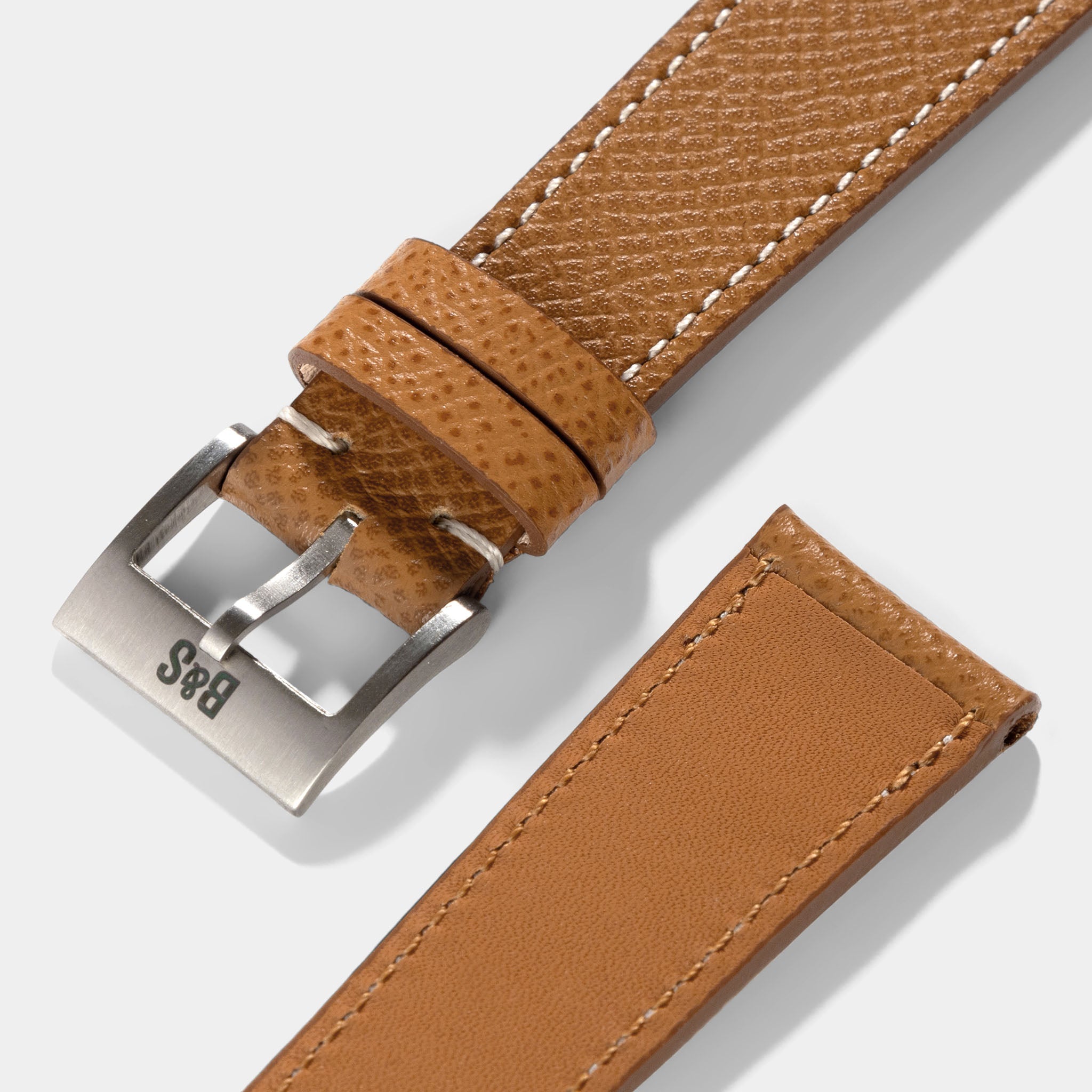 Marston Calf Cognac Brown Leather Watch Strap
