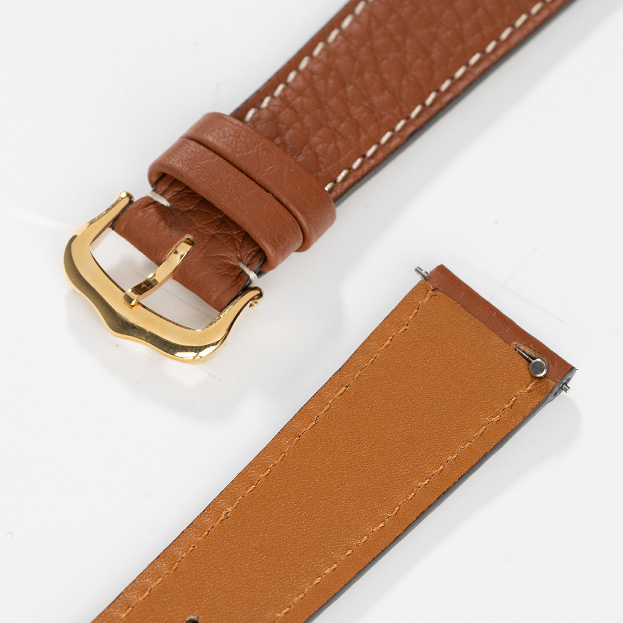 Horlogeband voor Cartier Tank Louis (2021-2024) - The Taurillon Brown