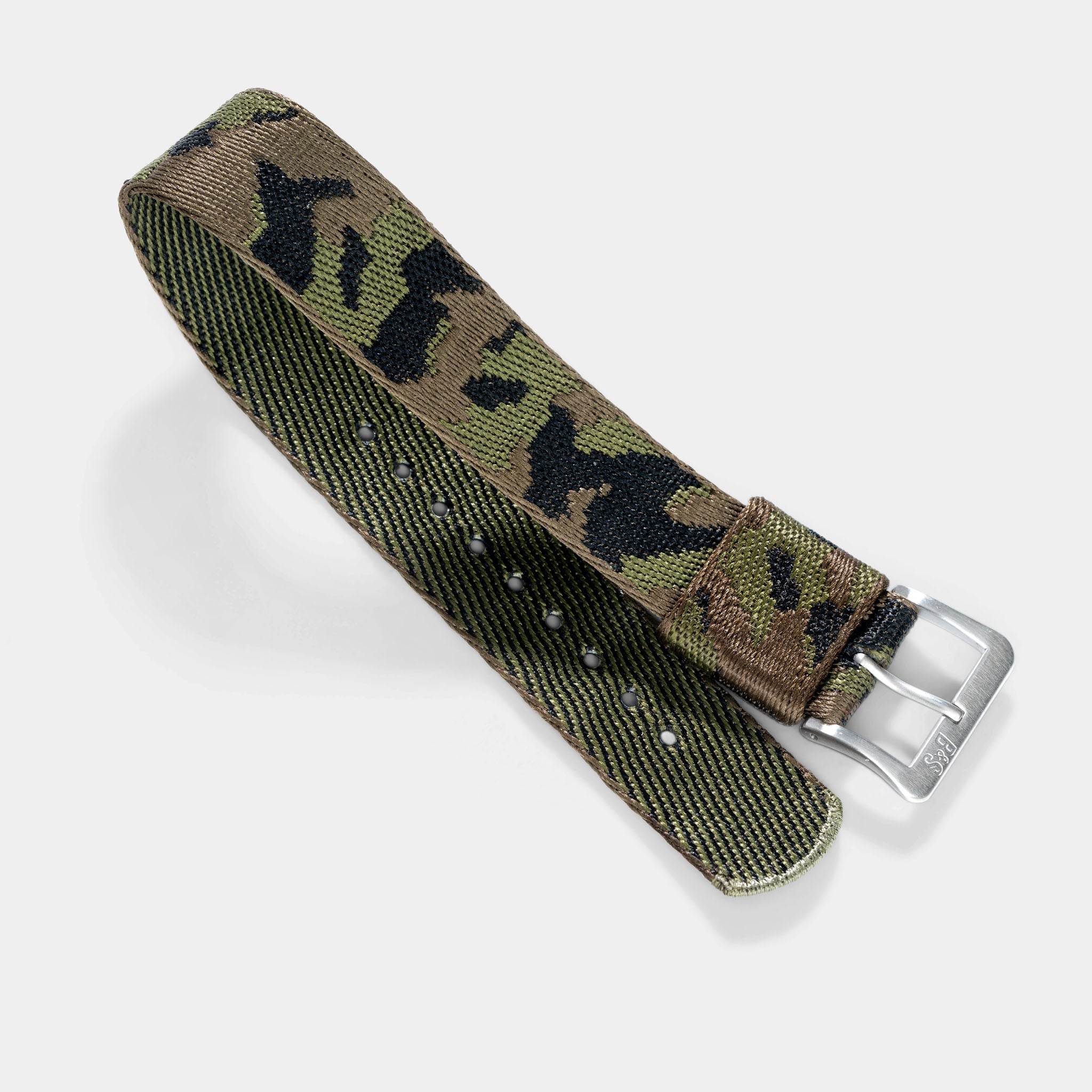 green_Camo_Jacquard_Nato_Watch_Strap_For_Luxury_Sport_Watches