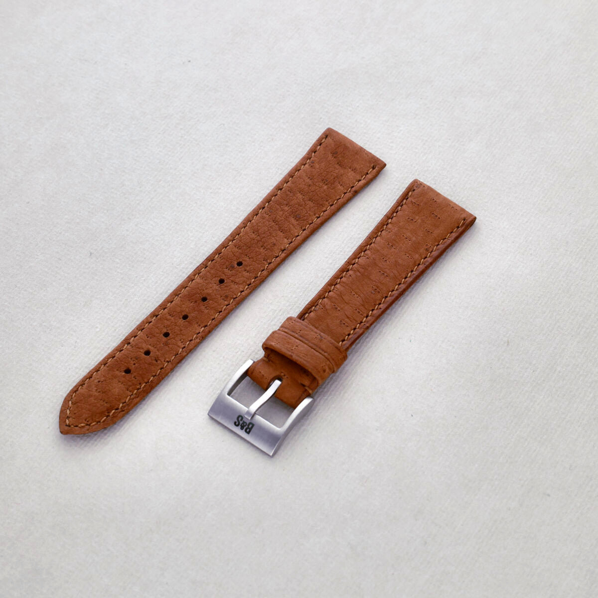 Sample Sale - Slim Peccary Brown Leren Horlogeband