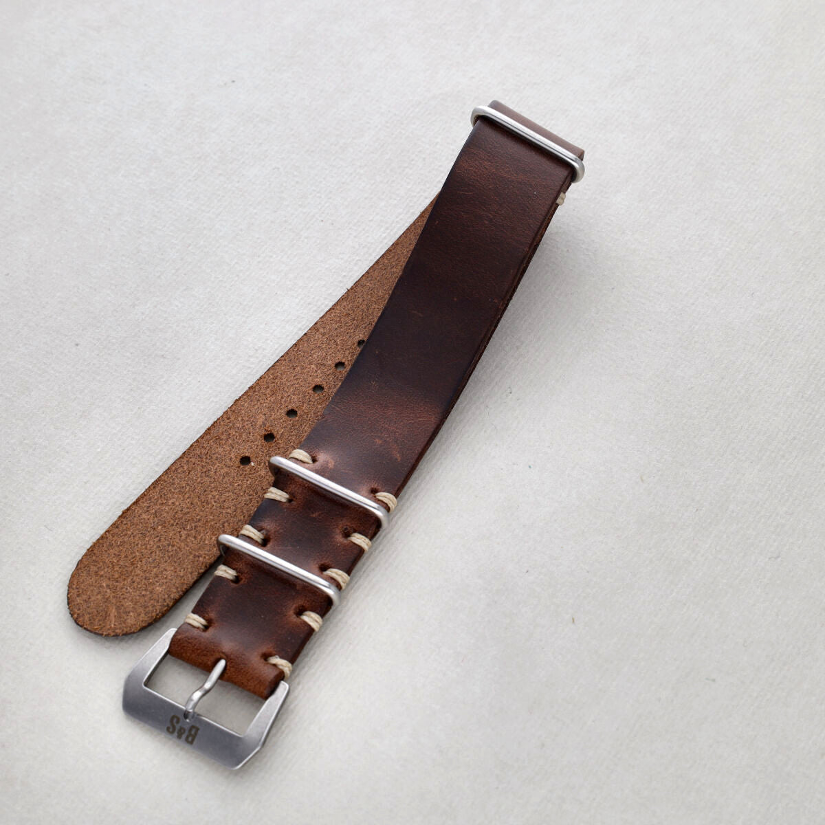 Sample Sale - Siena Brown Nato Leren Horlogeband