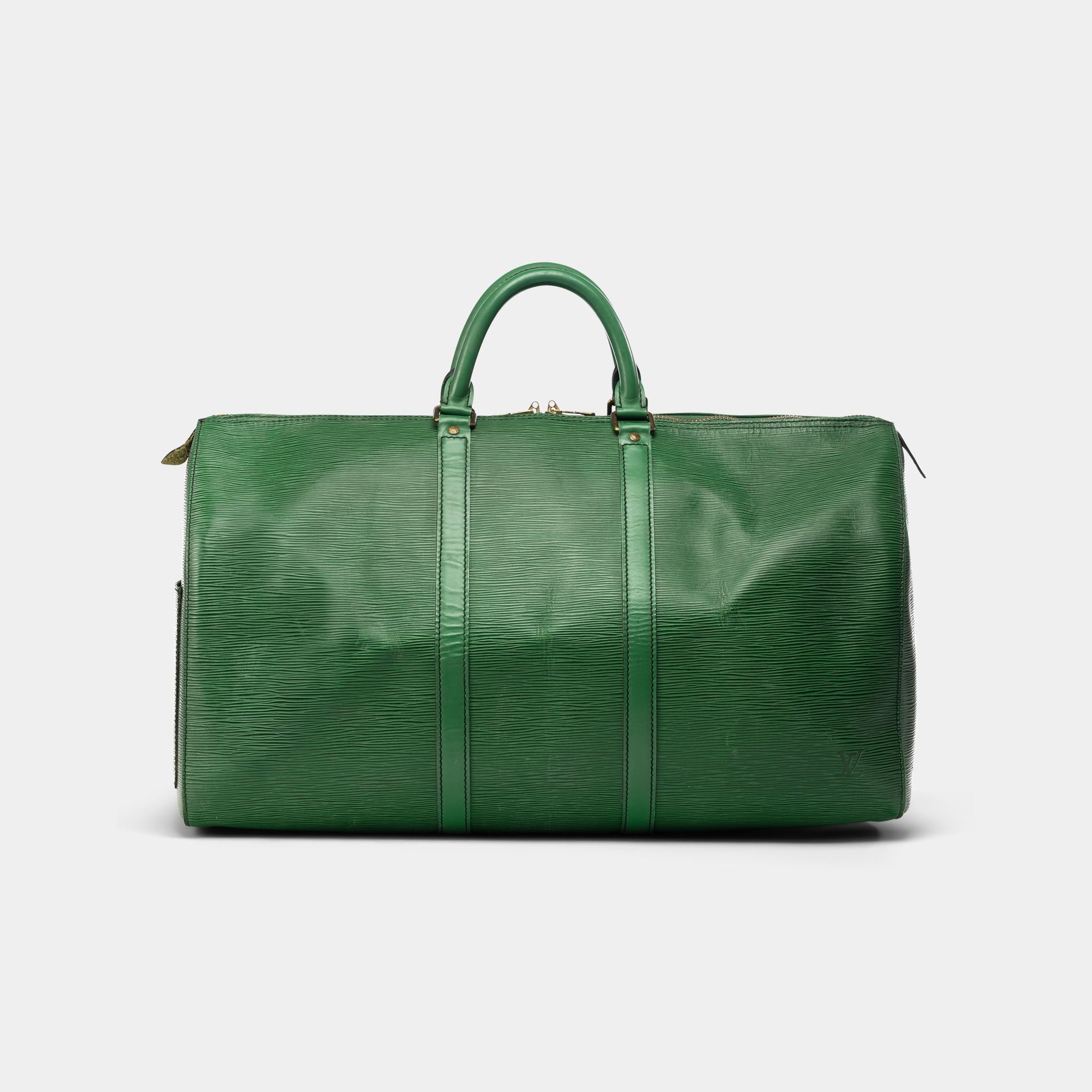 Vintage_Louis_Vuitton_Green_Epi_Keepall_50_Gym_Bag