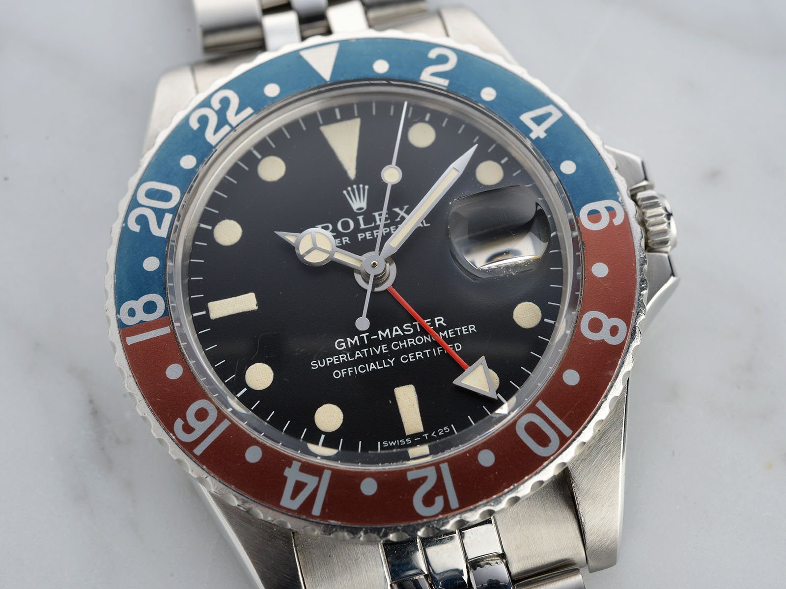 ROLEX 1675 GMT MK1 LONG E MEGA FAT FONT