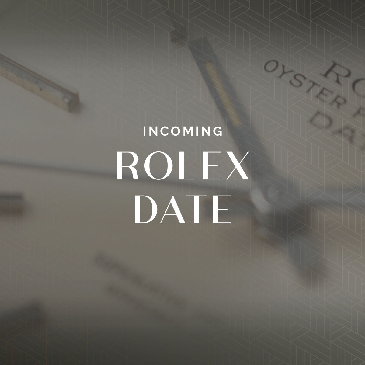 Rolex Oyster Perpetual Date Khanjar vertical brush Dial Ref 1500 - incoming