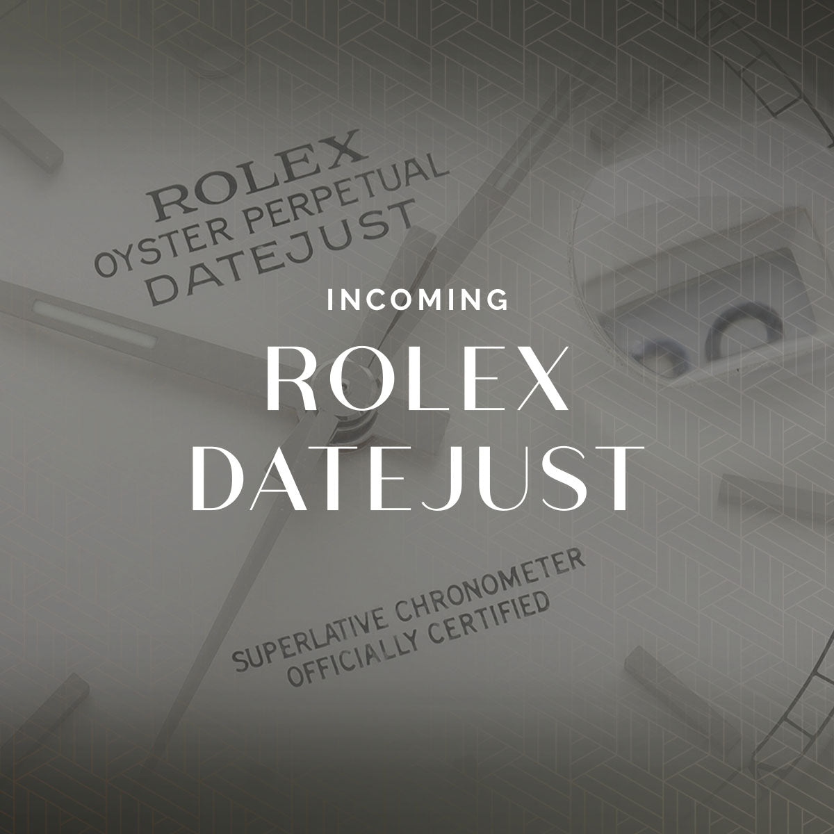 Rolex Datejust ref. 16030 Grey Tapestry dial - incoming