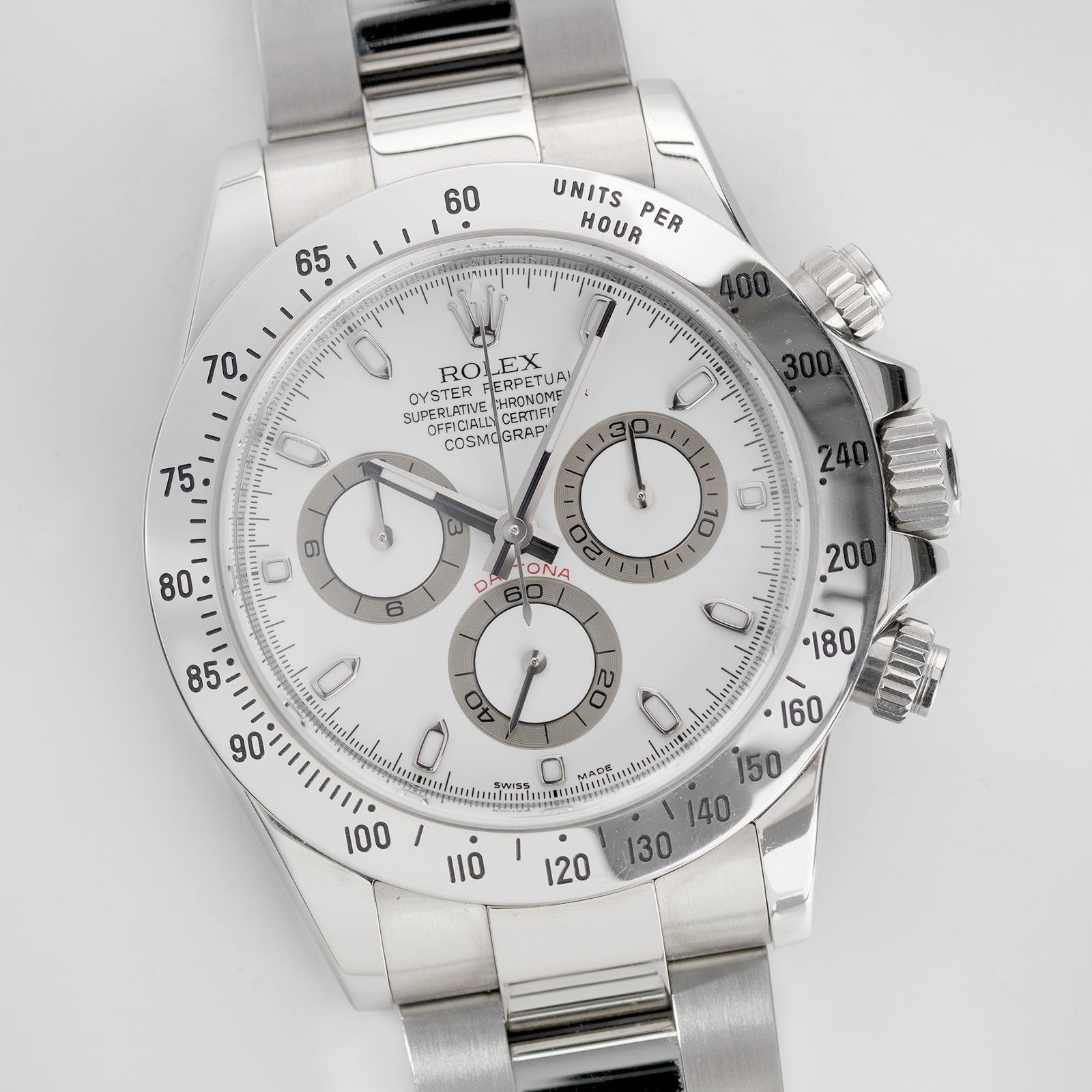 Rolex Daytona Steel 116520 White Dial