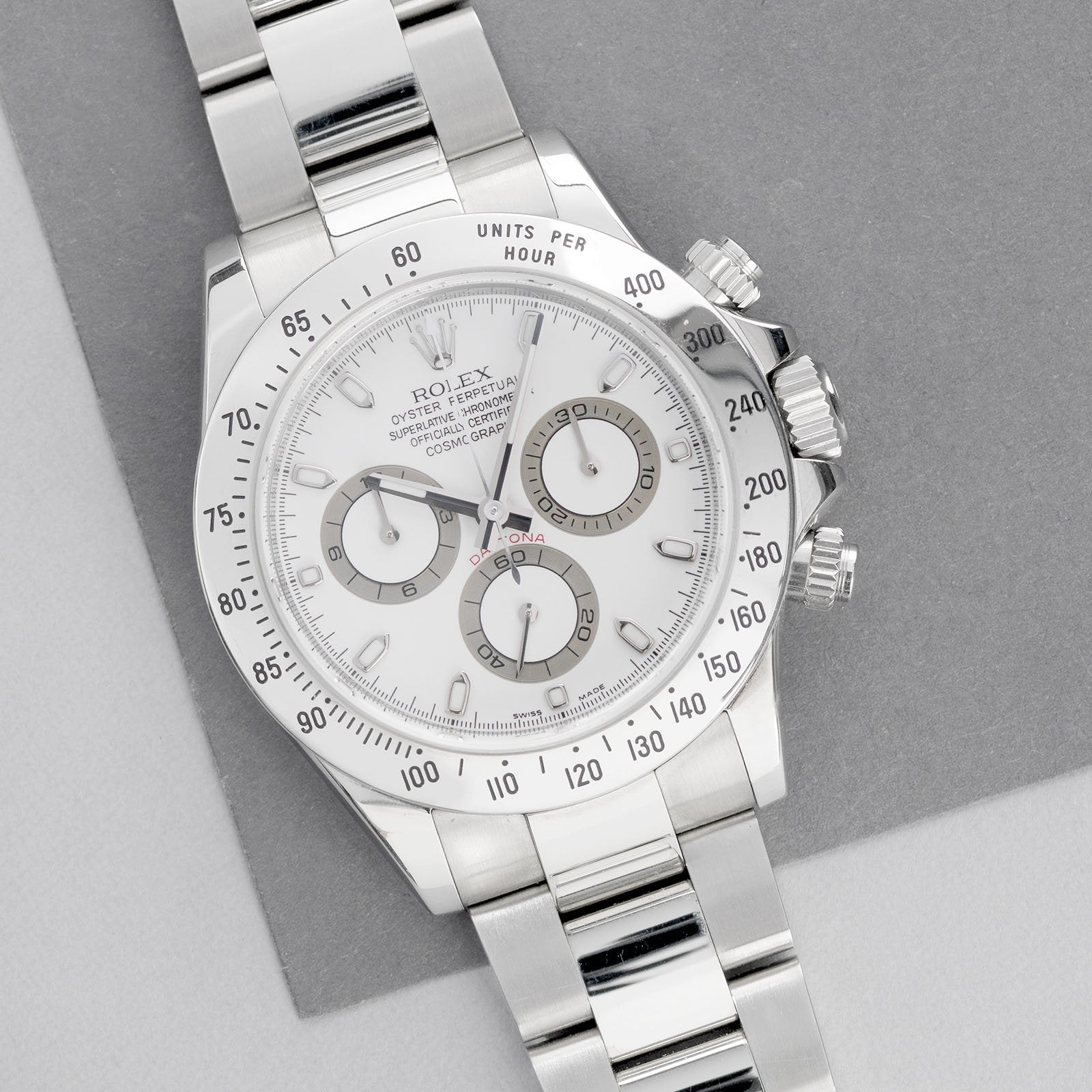 Rolex Daytona Steel 116520 White Dial