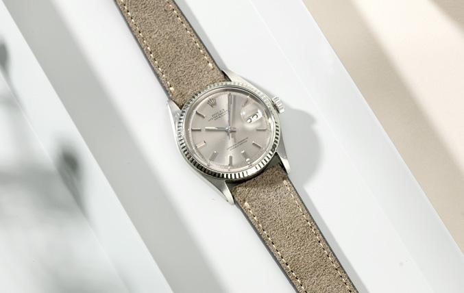 Rolex Datejust Grey Dial Reference 1601