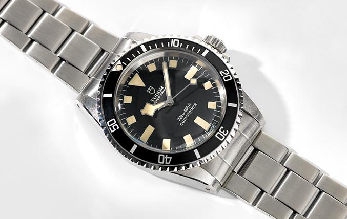 Tudor Submariner Black Snowflake no date Reference 7016 –collectors set