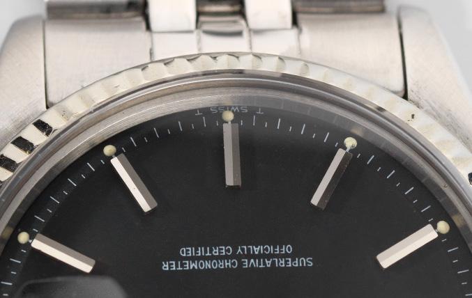 Rolex Datejust Black Dial Reference 1601