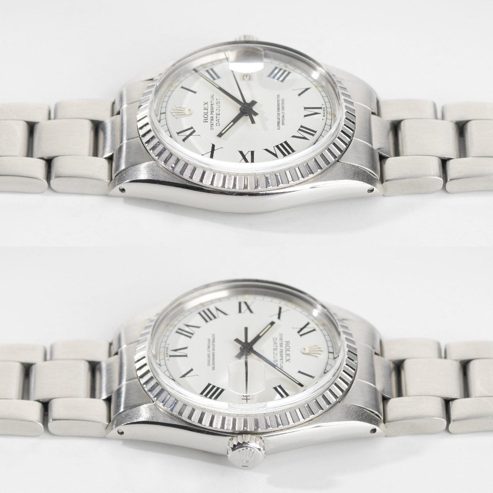 Rolex Datejust Reference 1603 White Buckley Dial