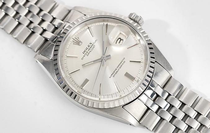 Rolex Datejust Silver Door-Stop Dial 1603