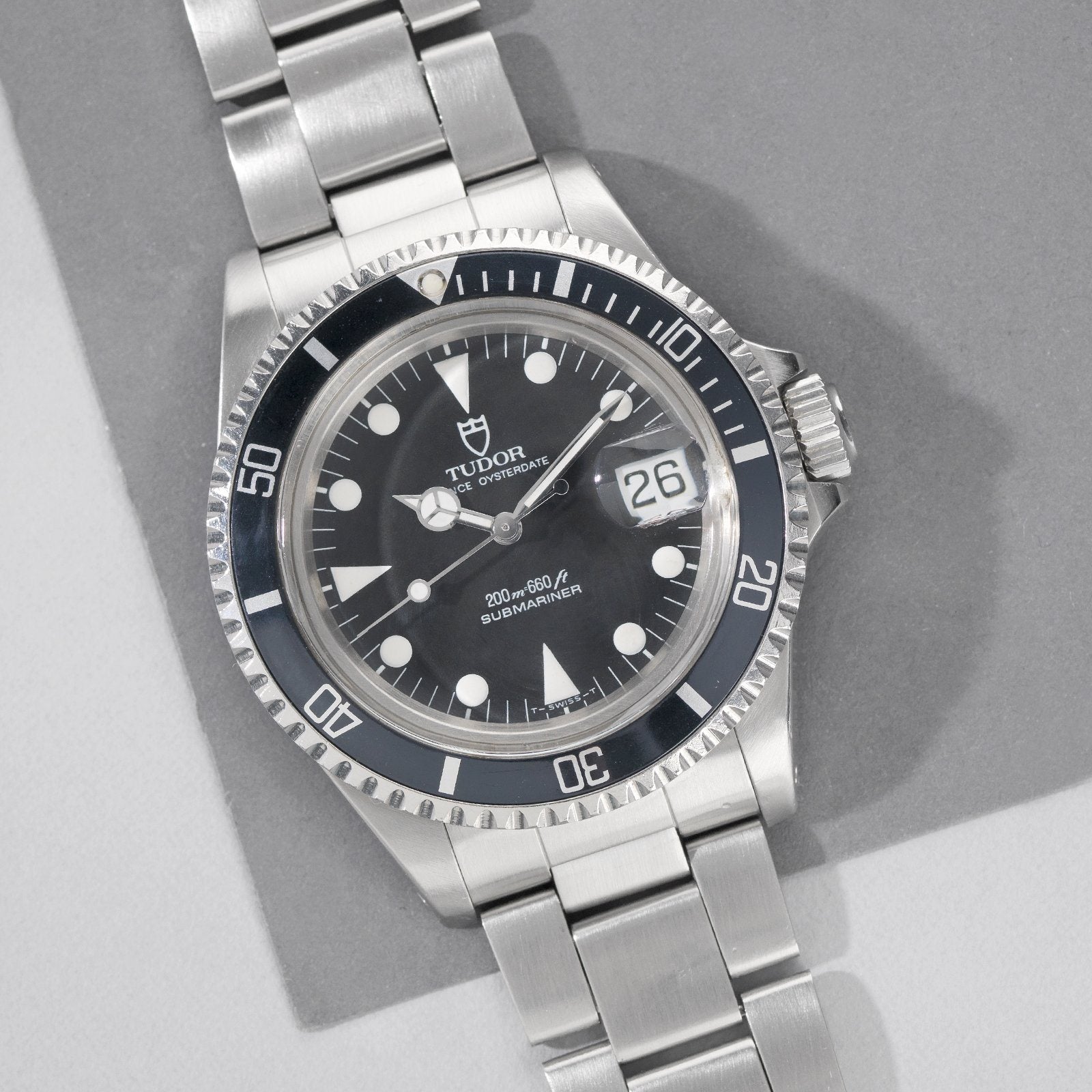 Tudor Submariner Date Black Dial Reference 79090