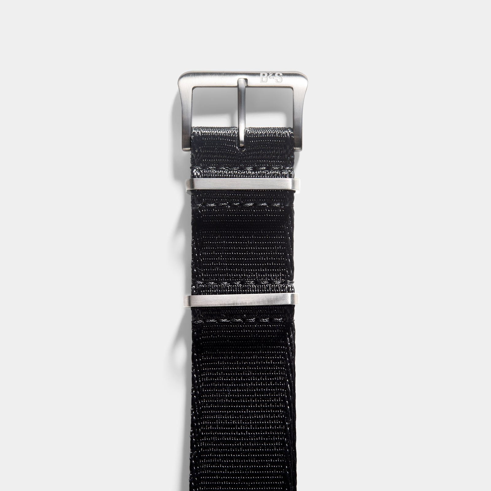 Deluxe Nylon Nato Horlogeband Diep Zwart