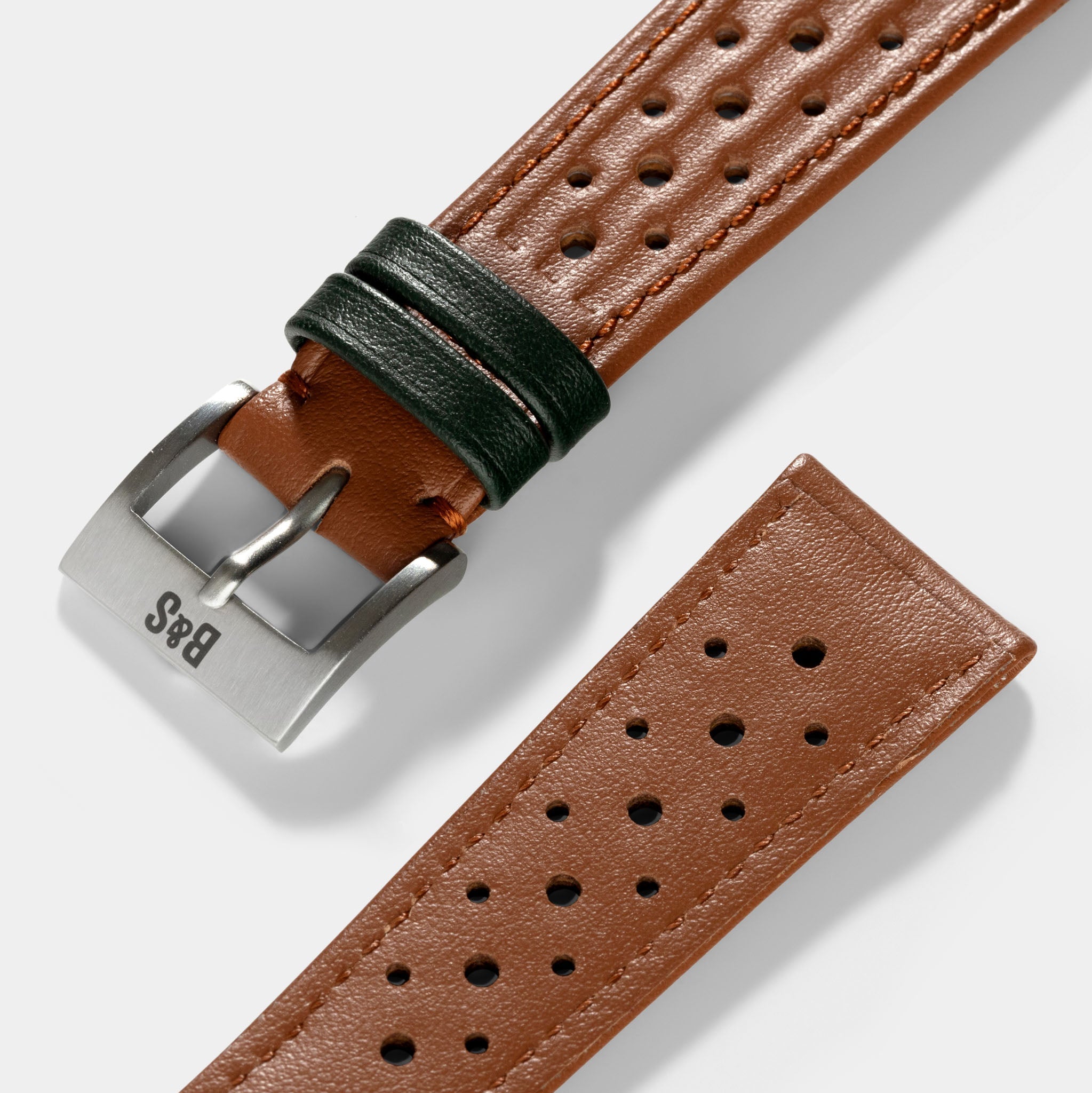 Horlogeband voor Omega Speedmaster Professional - Racing Brown Speedy Leather