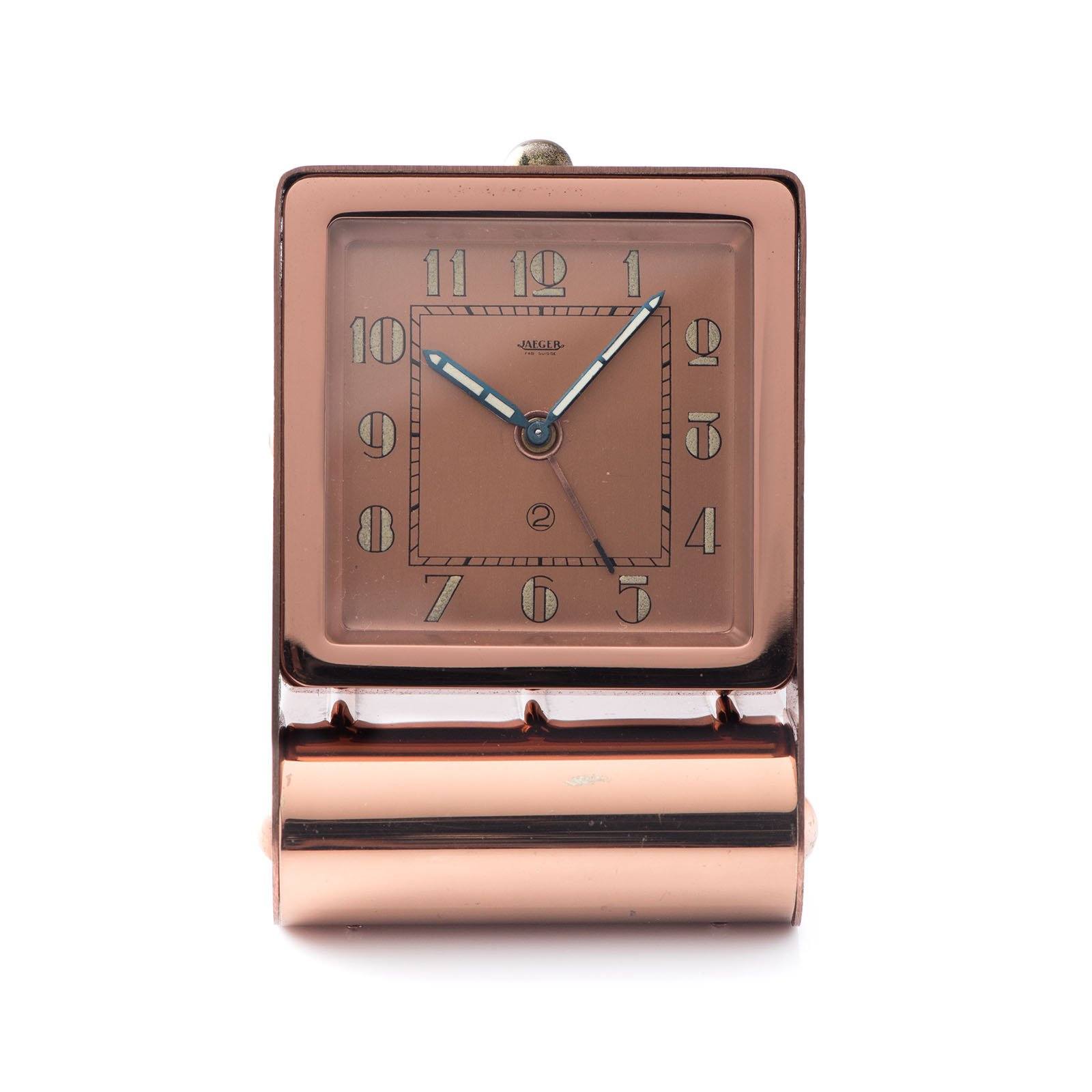 Art Deco style desk clock by Jaeger Le Coultre