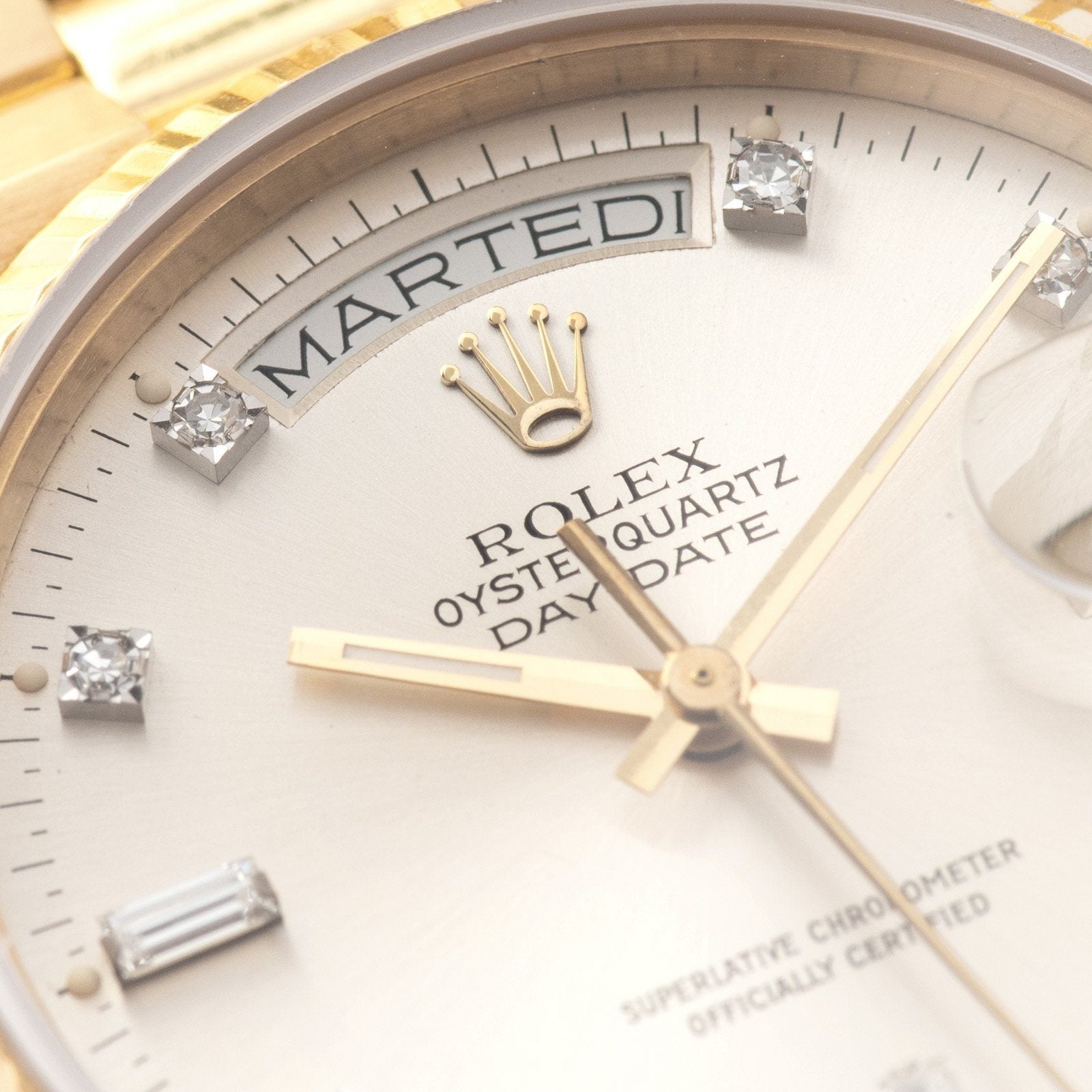 Rolex Oysterquartz Yellow Gold Day-Date 19018