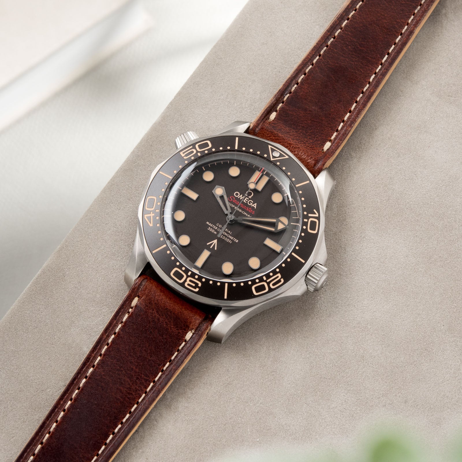 Siena Brown Retro Leather Watch Strap