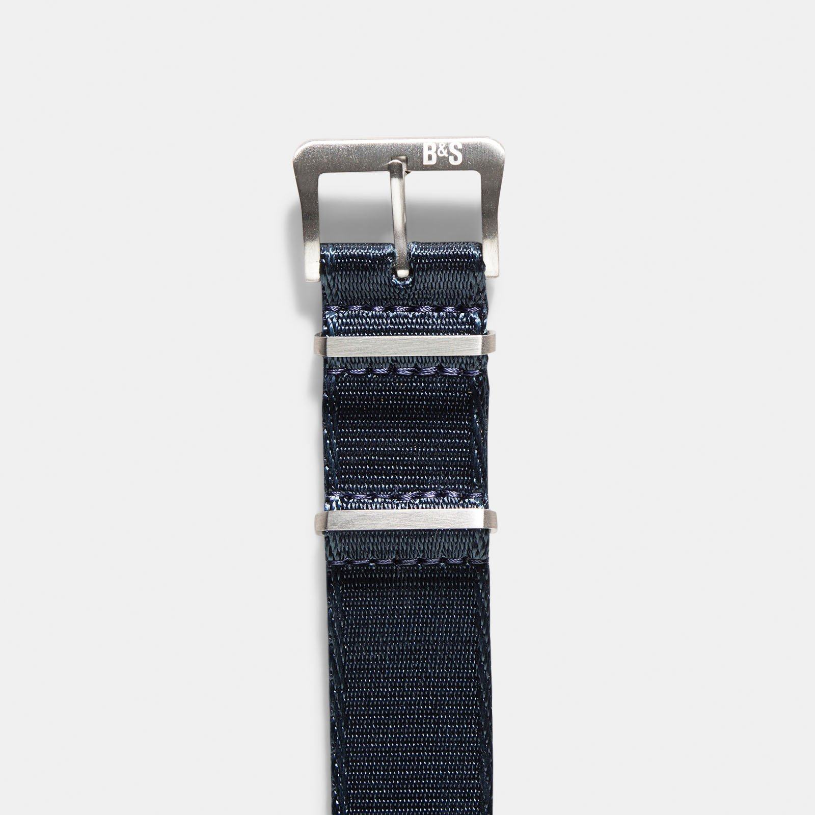 Deluxe Nylon Nato Horlogeband Navy Blue