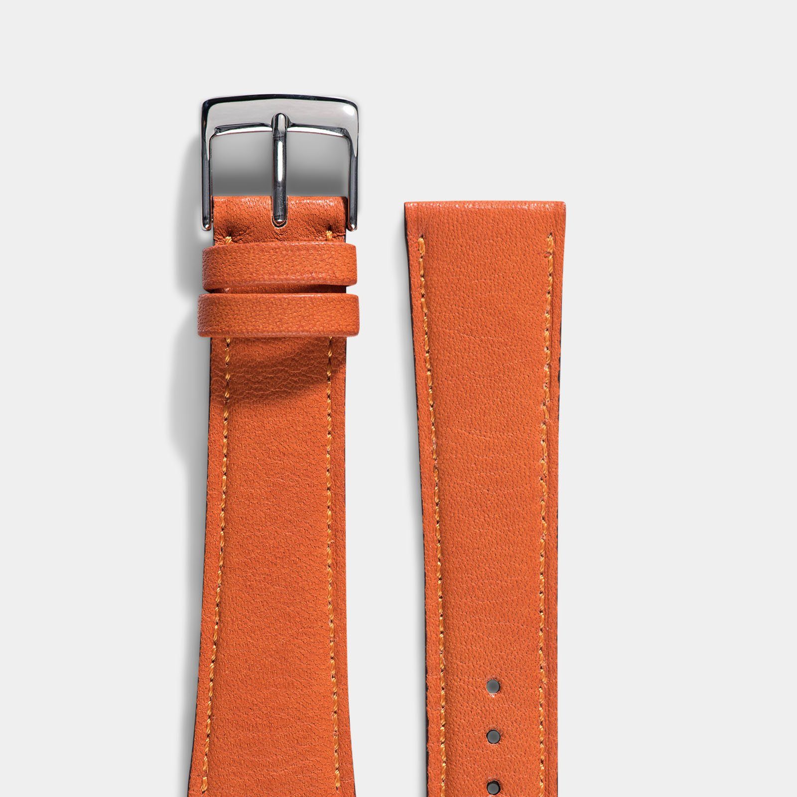 City Orange Leren Horlogeband