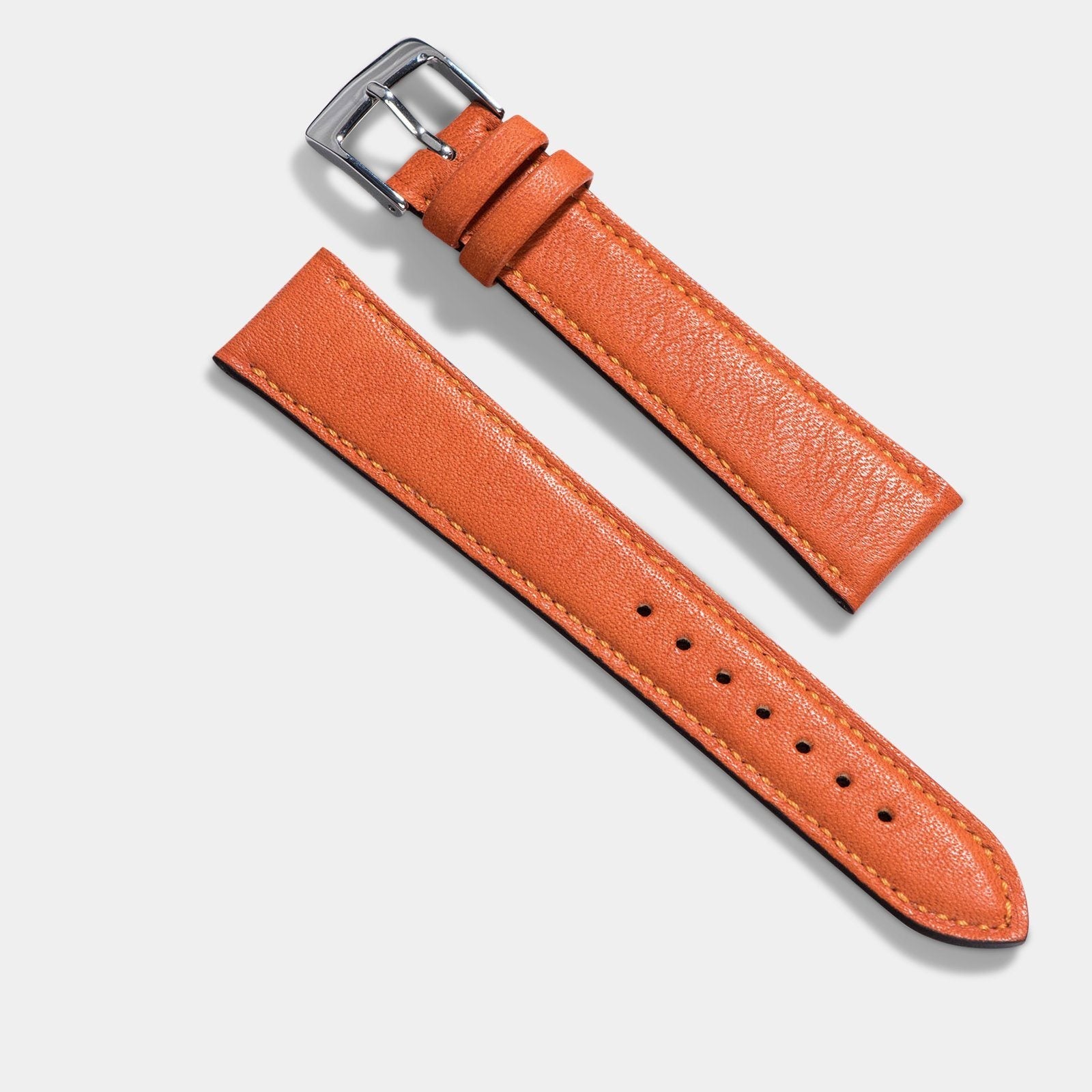 City Orange Leren Horlogeband