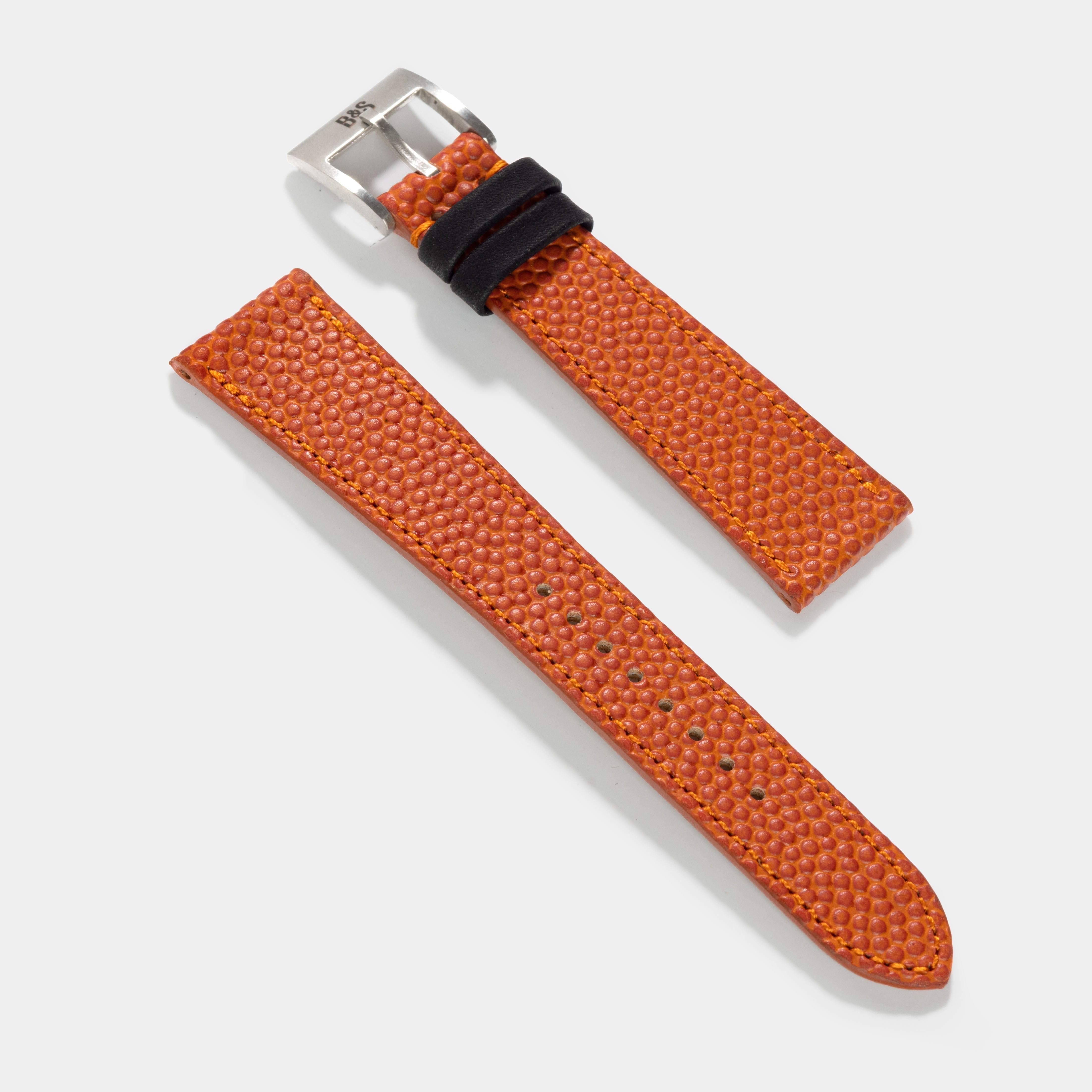 Horlogeband voor IWC Flieger Chronograph -Basketball Horween Leather (20mm)