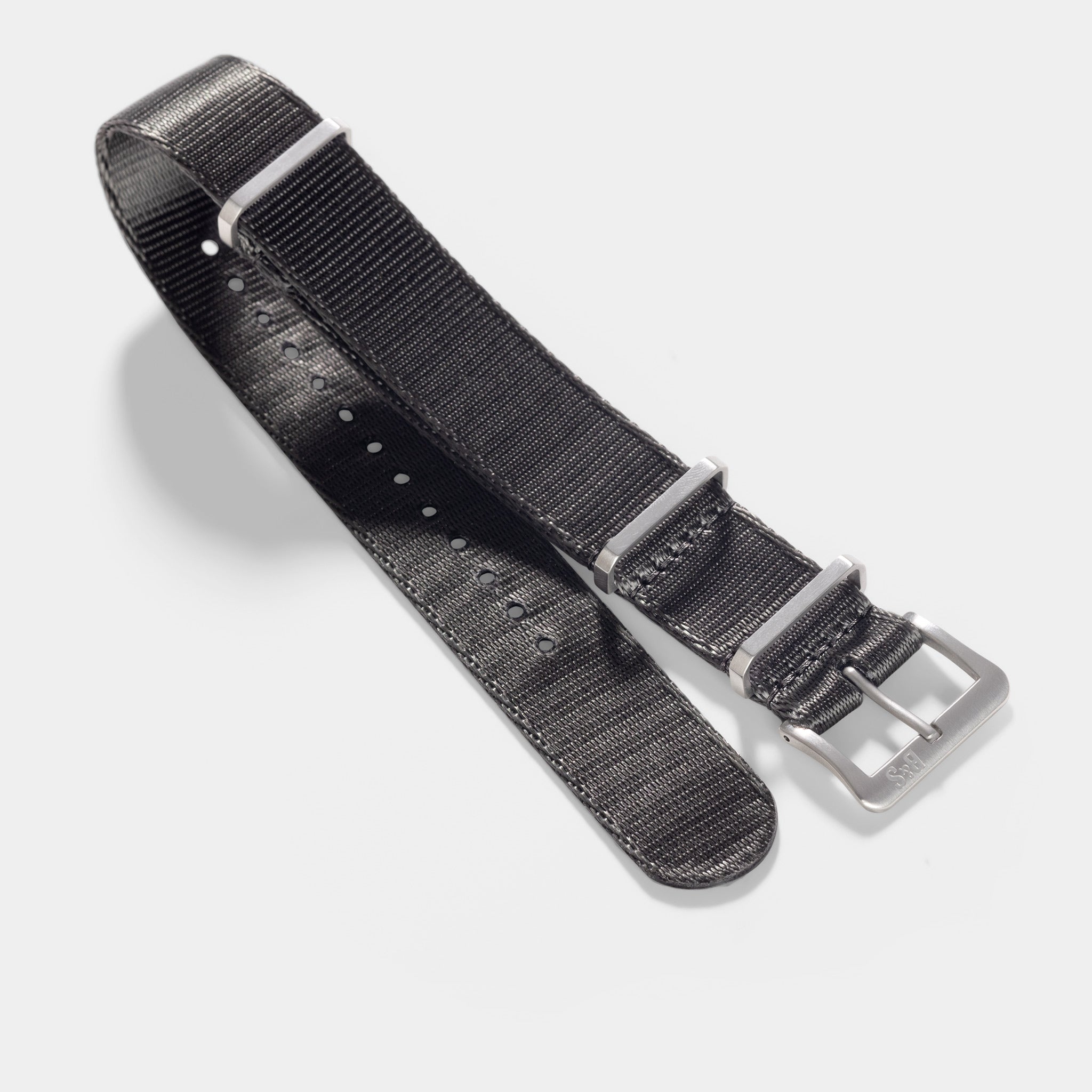 Horlogeband voor Omega Speedmaster Professional - Nylon Nato Graphite Strap