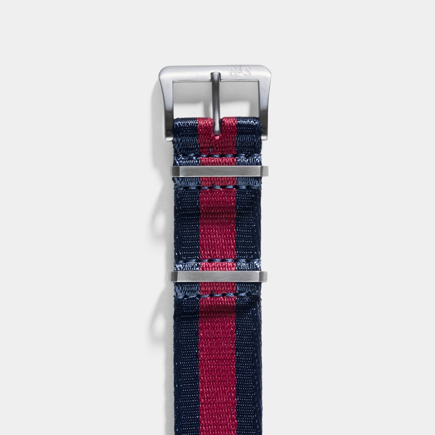 Deluxe Nylon Nato Horlogeband Navy Red