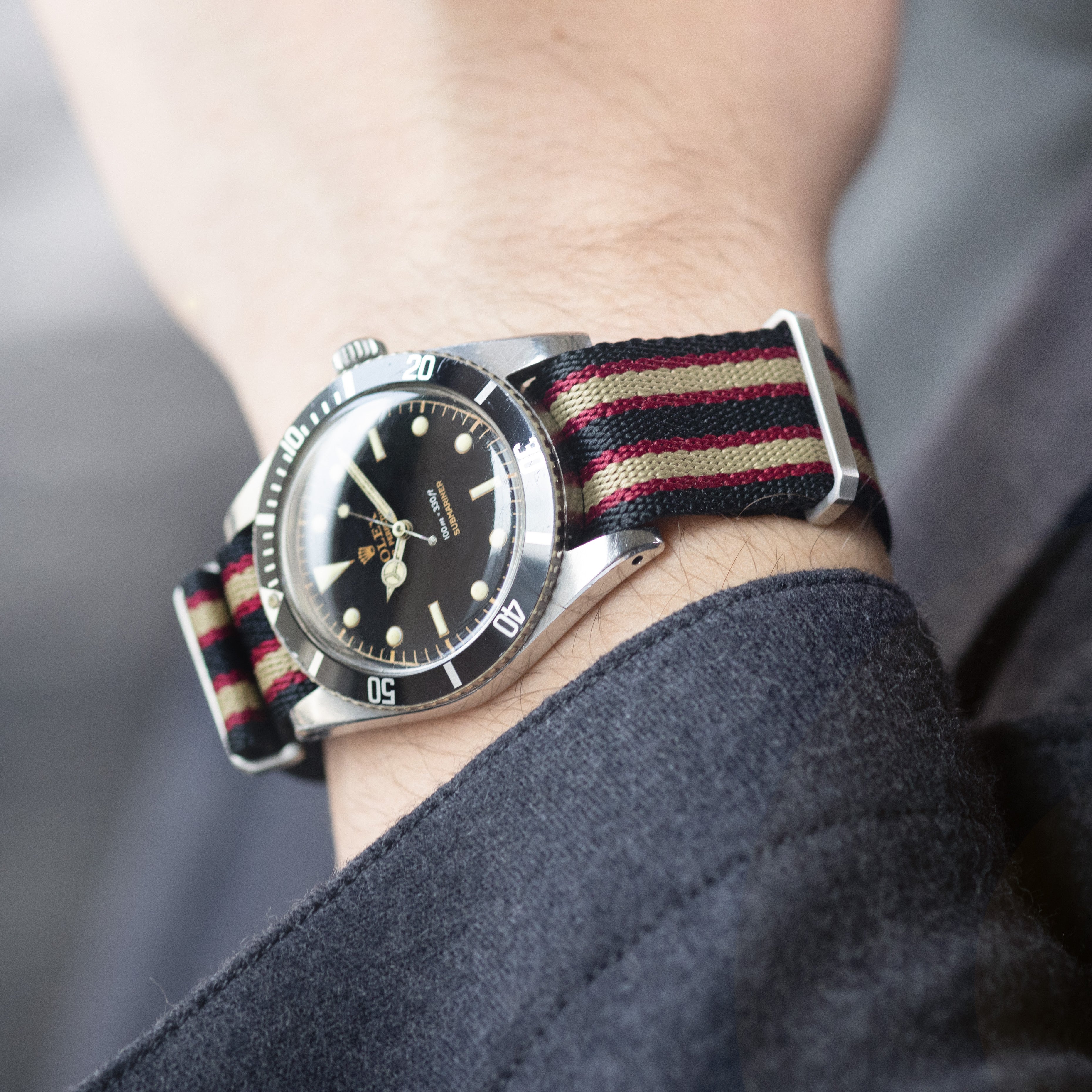 Deluxe Nylon Nato Horlogeband 007 Vintage Edition